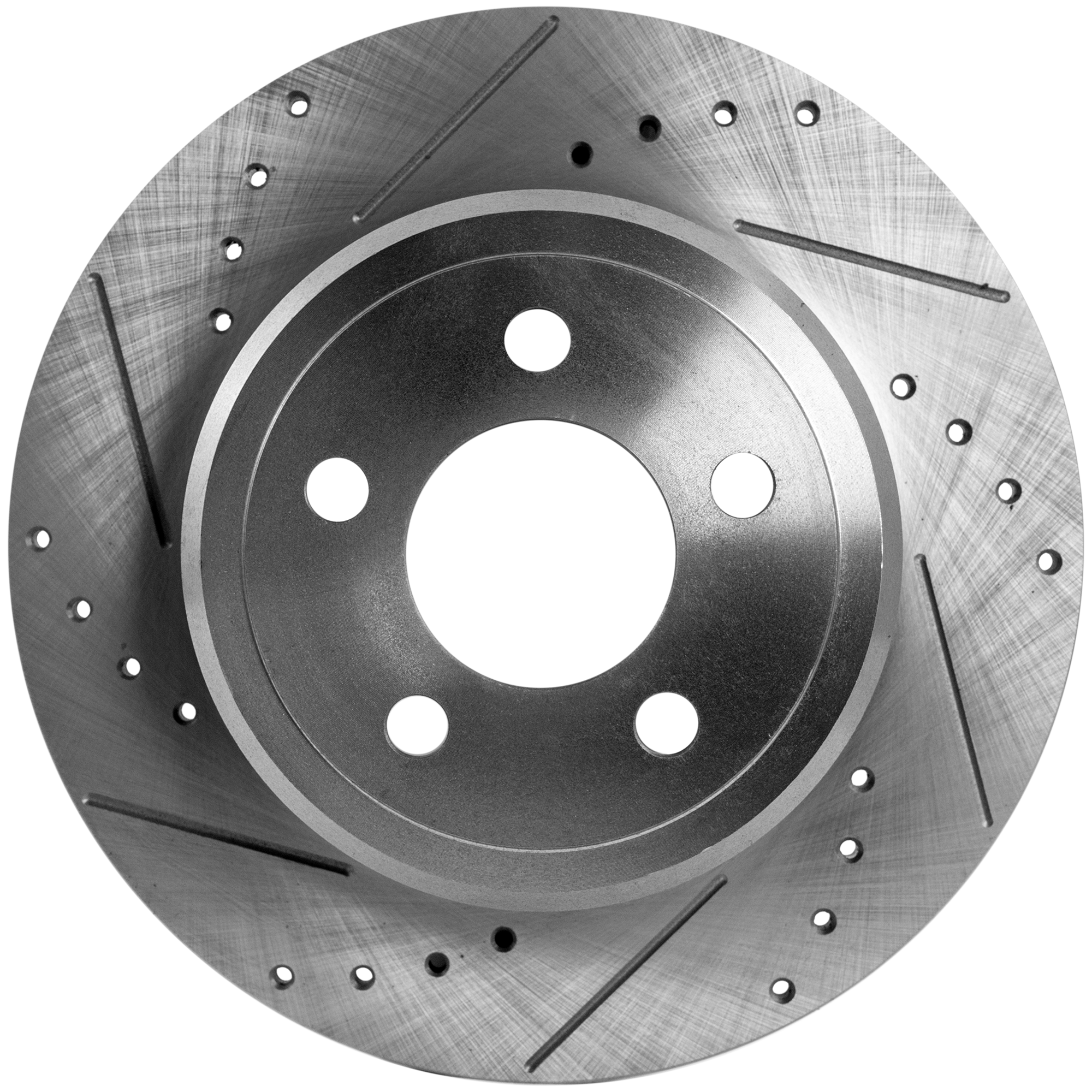 AM CHRYSLER 300-05-22 MAGNUM 05-08 REAR BRAKE DISC RH=LH Cross drilled and Slotted SKU STPD27110027DRS OEM 53021-780254-60039016-2AMV9208