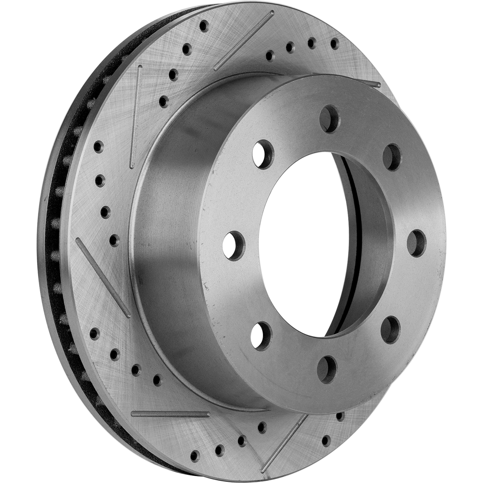 AM RAM 2500-3500 P U 00-02 FRONT BRAKE DISC RH=LH Cross drilled and Slotted SKU STPD27110040DRS OEM 5393-19909-76920-103159-145283