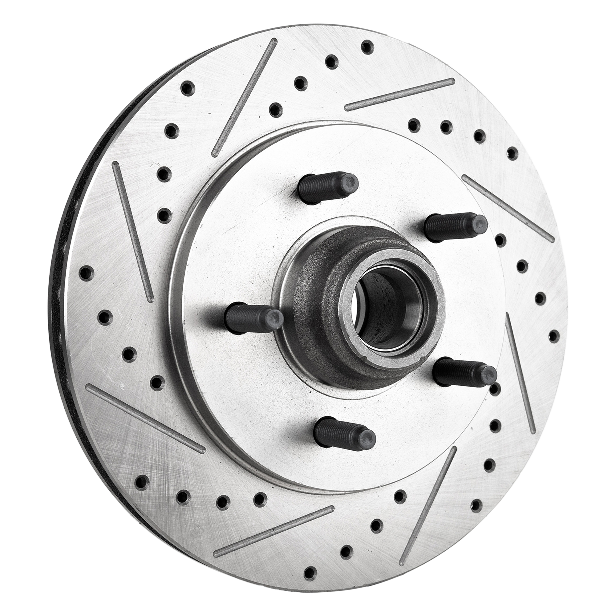 AM F 150-00-03 EXPEDITION 99-02 NAVIGATOR 00-02 FRONT BRAKE DISC RH=LH Cross drilled and Slotted Vented 5 Lugs SKU STPF27110070DRS OEM 19686-54091-66984-145303-49230