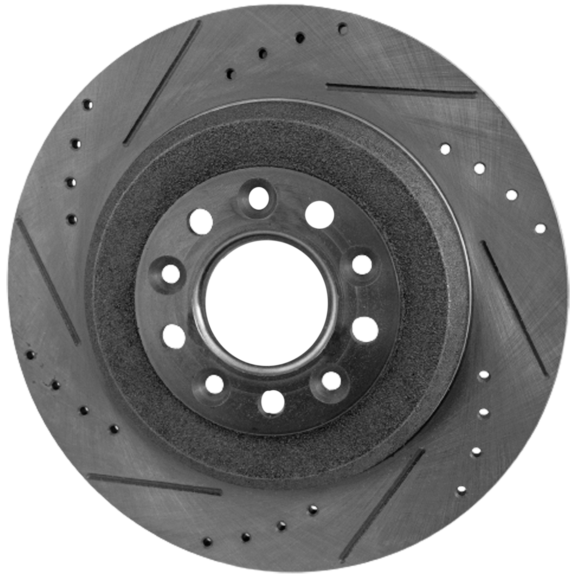 AM FIVE HUNDRED FREESTYLE 05-07 FLEX 09-19 REAR BRAKE DISC RH=LH Cross drilled and Slotted SKU STPF27110098DRS OEM 19362-42146-42266-54125-54165