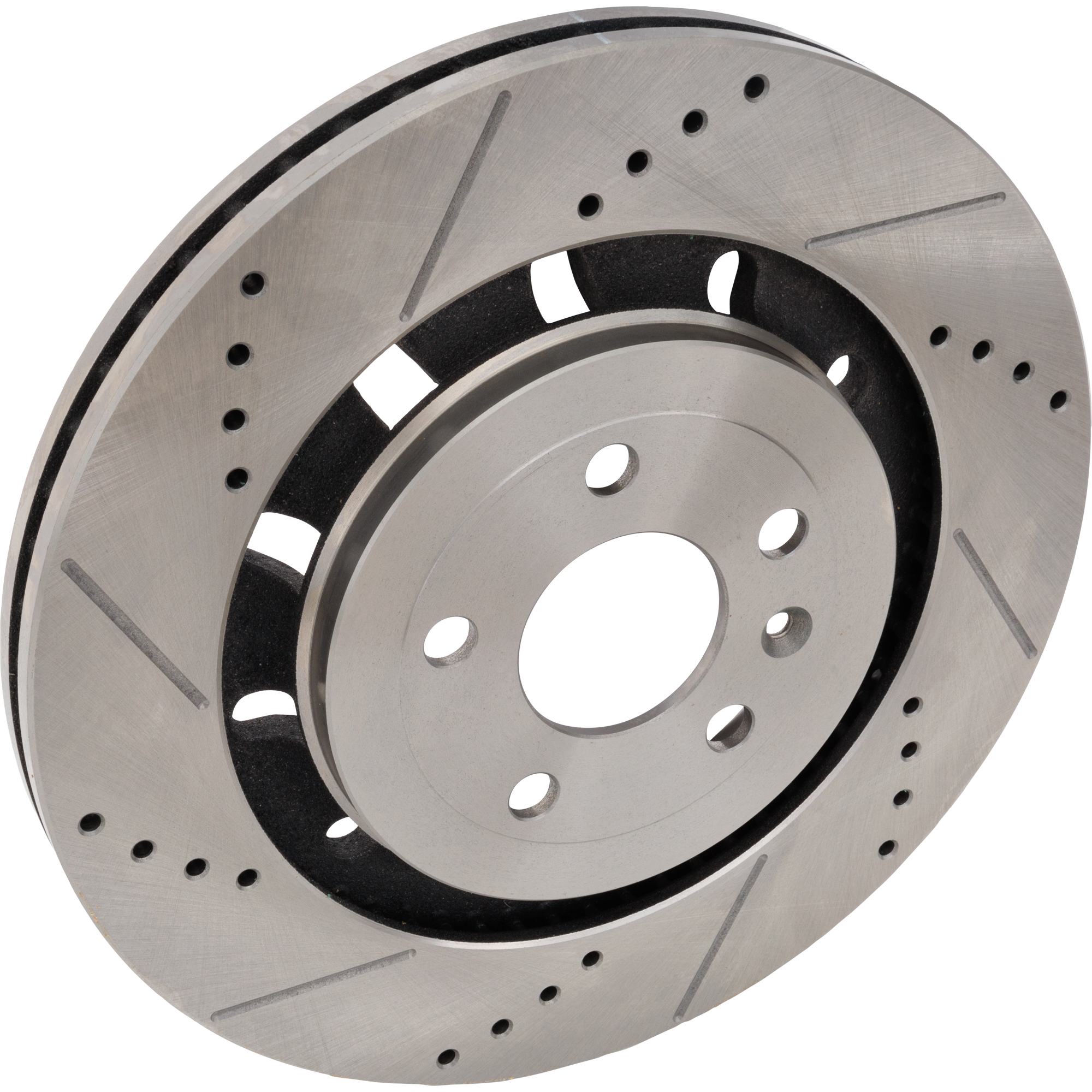 AM FLEX EXPLORER 13-19 FRONT BRAKE DISC RH=LH Vented Hat Cross drilled and Slotted SKU STPF27110102DRS OEM 42284-850304-60054221-680982PR