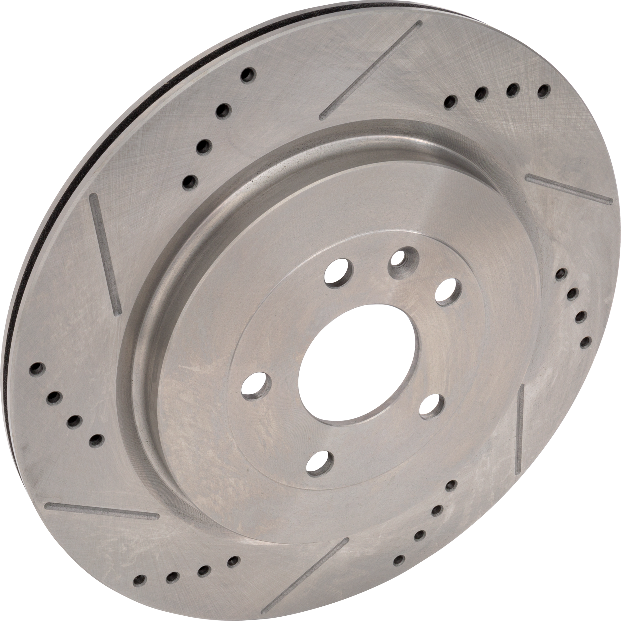 AM FLEX EXPLORER 13-19 REAR BRAKE DISC RH=LH Cross drilled and Slotted SKU STPF27110103DRS OEM 42285-54189-54190-680983-85030