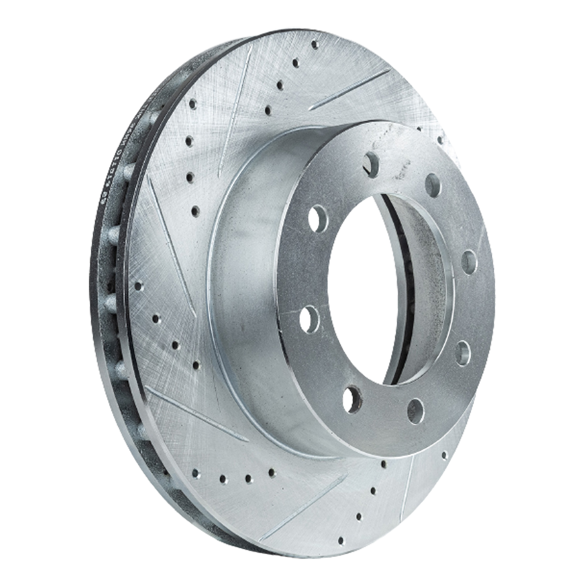 AM F 450 F 550 SUPER DUTY 99-04 E 550 ECONOLINE SUPER DUTY 02-02 FRONT BRAKE DISC RH=LH Cross drilled and Slotted SKU STPF27110123DRS OEM 54077-145309-1066924-60054175