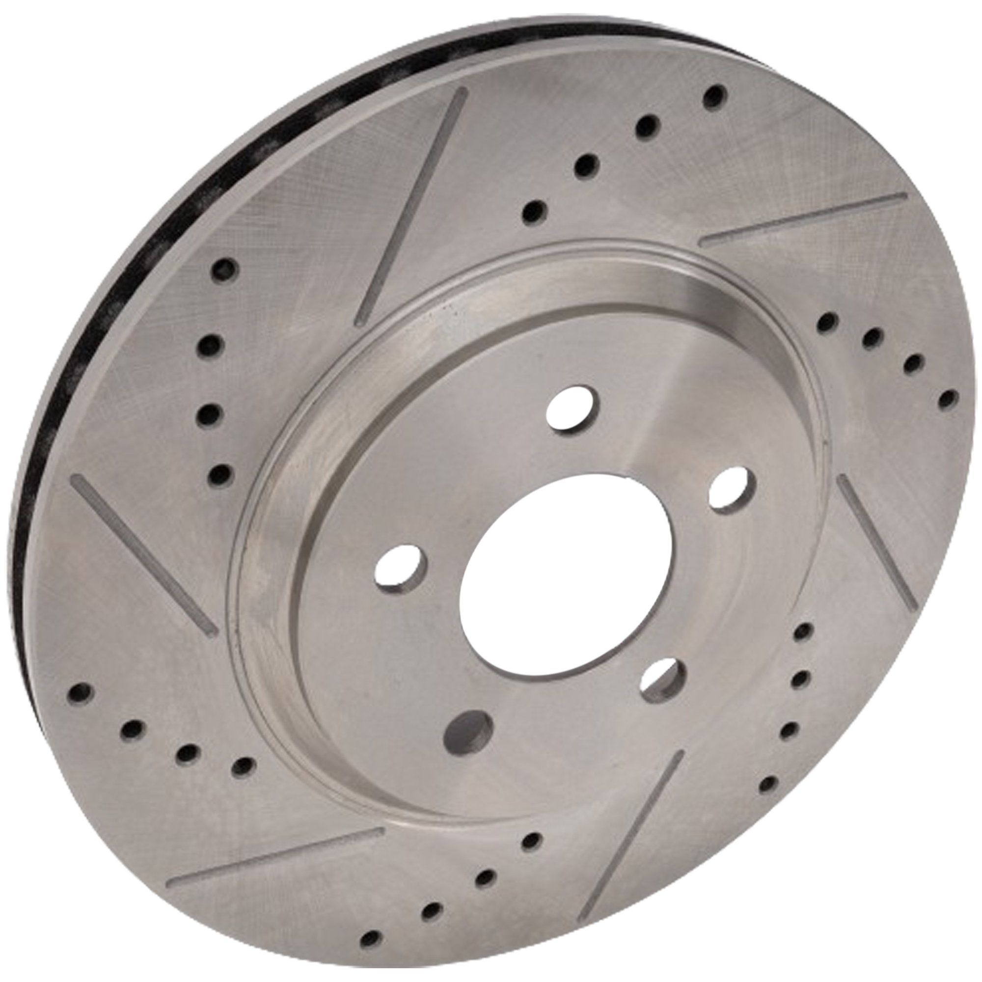 AM MUSTANG 05-14 FRONT BRAKE DISC RH=LH Cross drilled and Slotted SKU STPF27110135DRS OEM 42134-54134-680326-900242-6005