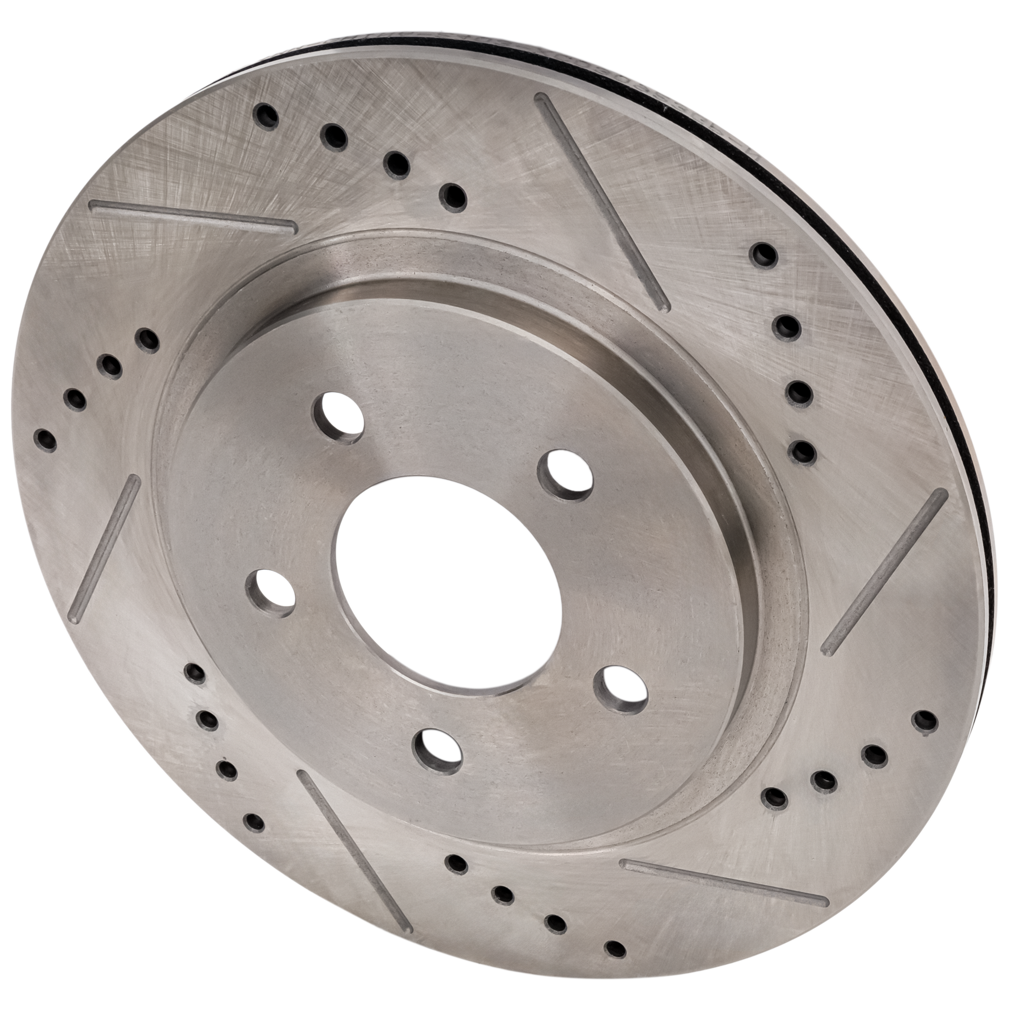 AM MUSTANG 05-14 REAR BRAKE DISC RH=LH Cross drilled and Slotted SKU STPF27110136DRS OEM 42136-54131-900243-60054058-42