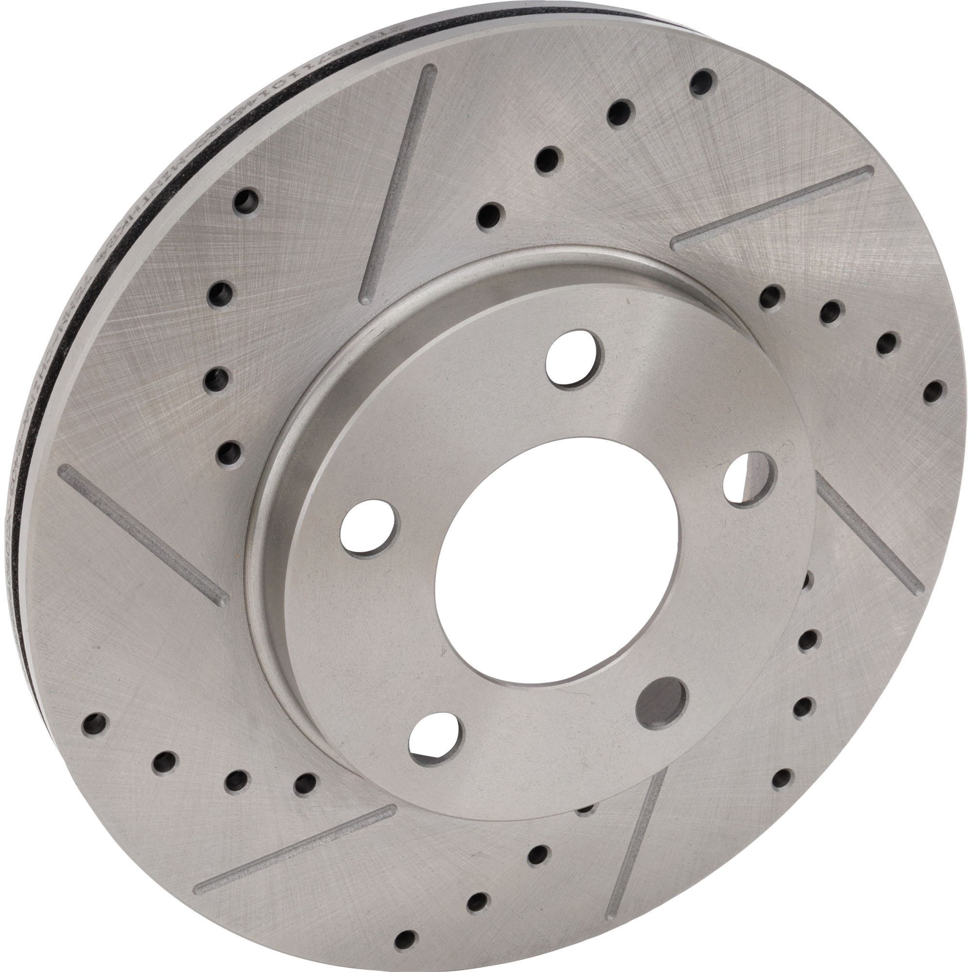 AM MUSTANG 94-04 FRONT BRAKE DISC RH=LH Cross drilled and Slotted SKU STPF27110146DRS OEM 1184-19760-27110-54011-65855-6