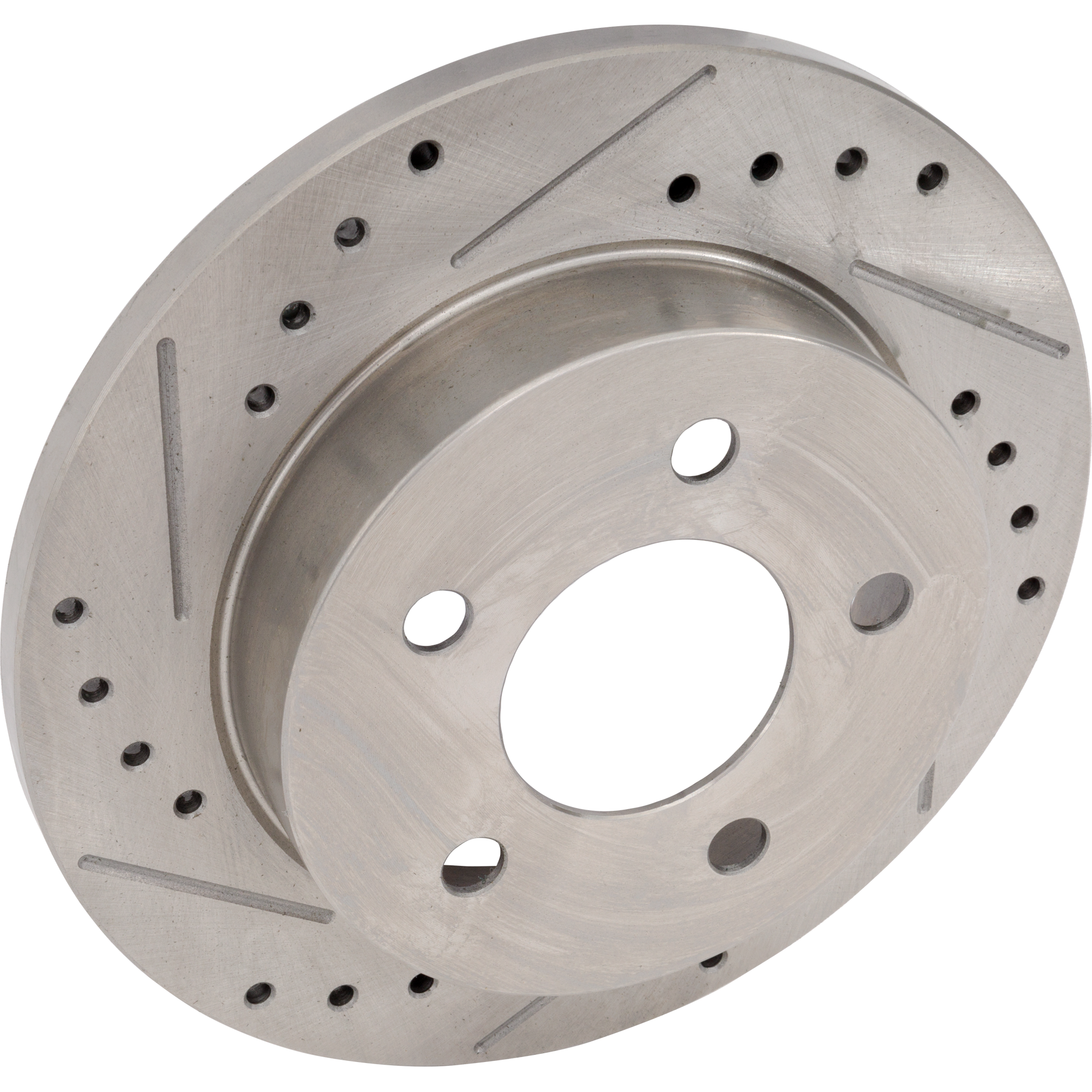 AM MUSTANG 94-04 REAR BRAKE DISC RH=LH Cross drilled and Slotted SKU STPF27110147DRS OEM 1217-19728-27111-54017-65865-6