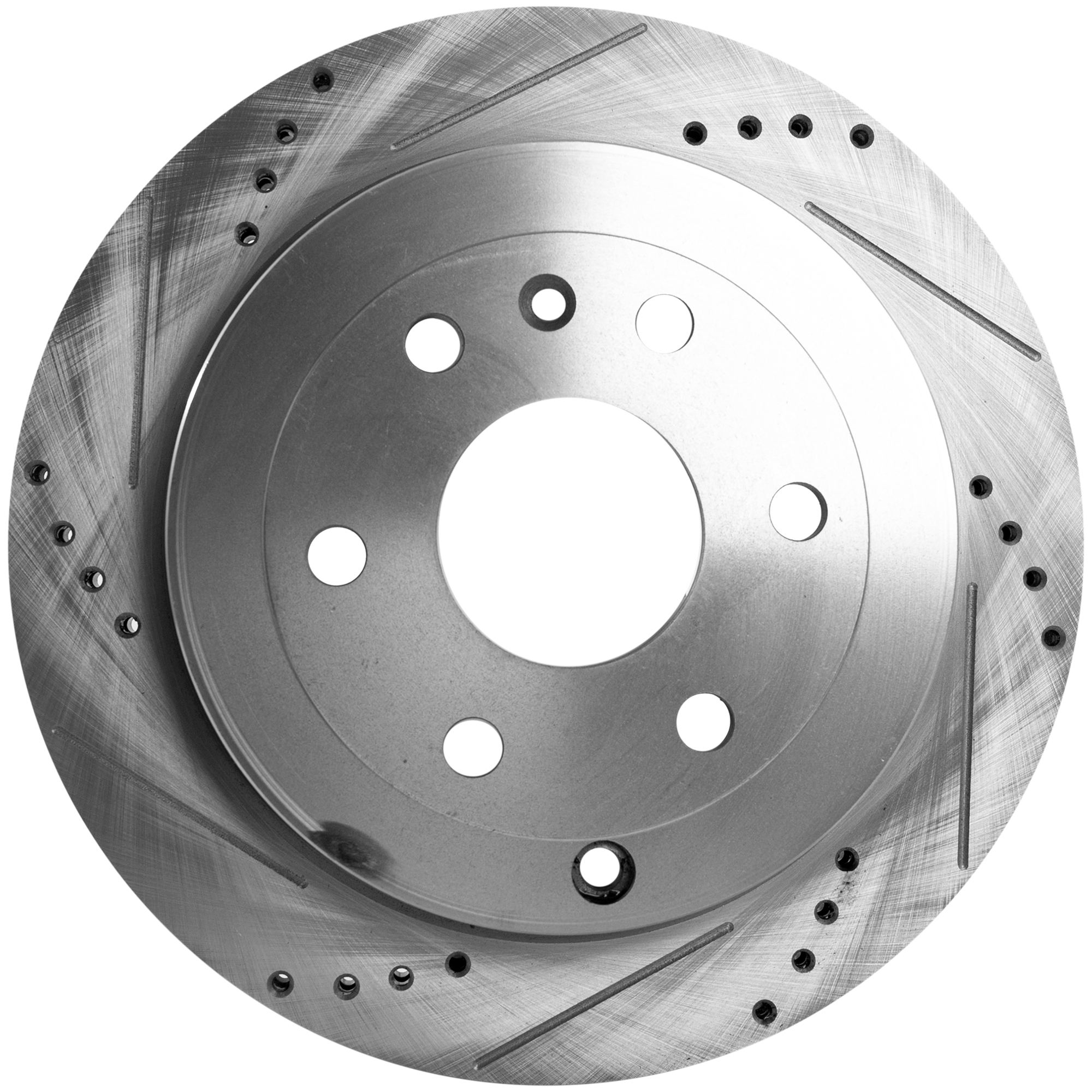 AM ACADIA 07-17 TRAVERSE 09-17 REAR BRAKE DISC RH=LH Cross drilled and Slotted SKU STPG27110002DRS OEM 41233-55151-60438-580569-90037