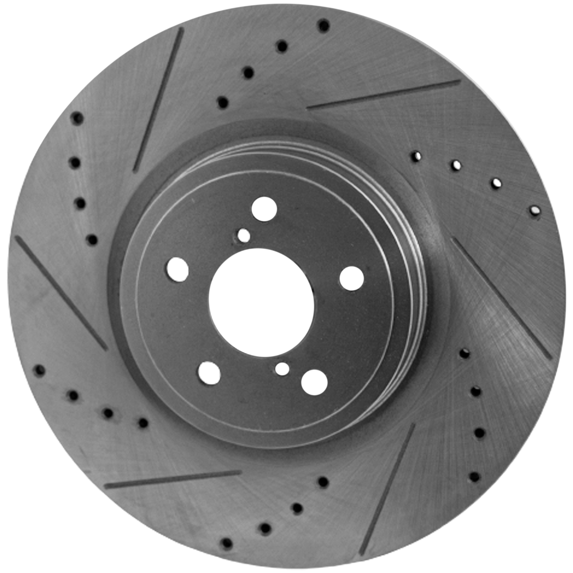AM ACCENT RIO 12-22 REAR BRAKE DISC RH=LH Cross drilled and Slotted Solid 4 Lugs SKU STPH27110002DRS OEM 44744-0833542-850328-980980-60