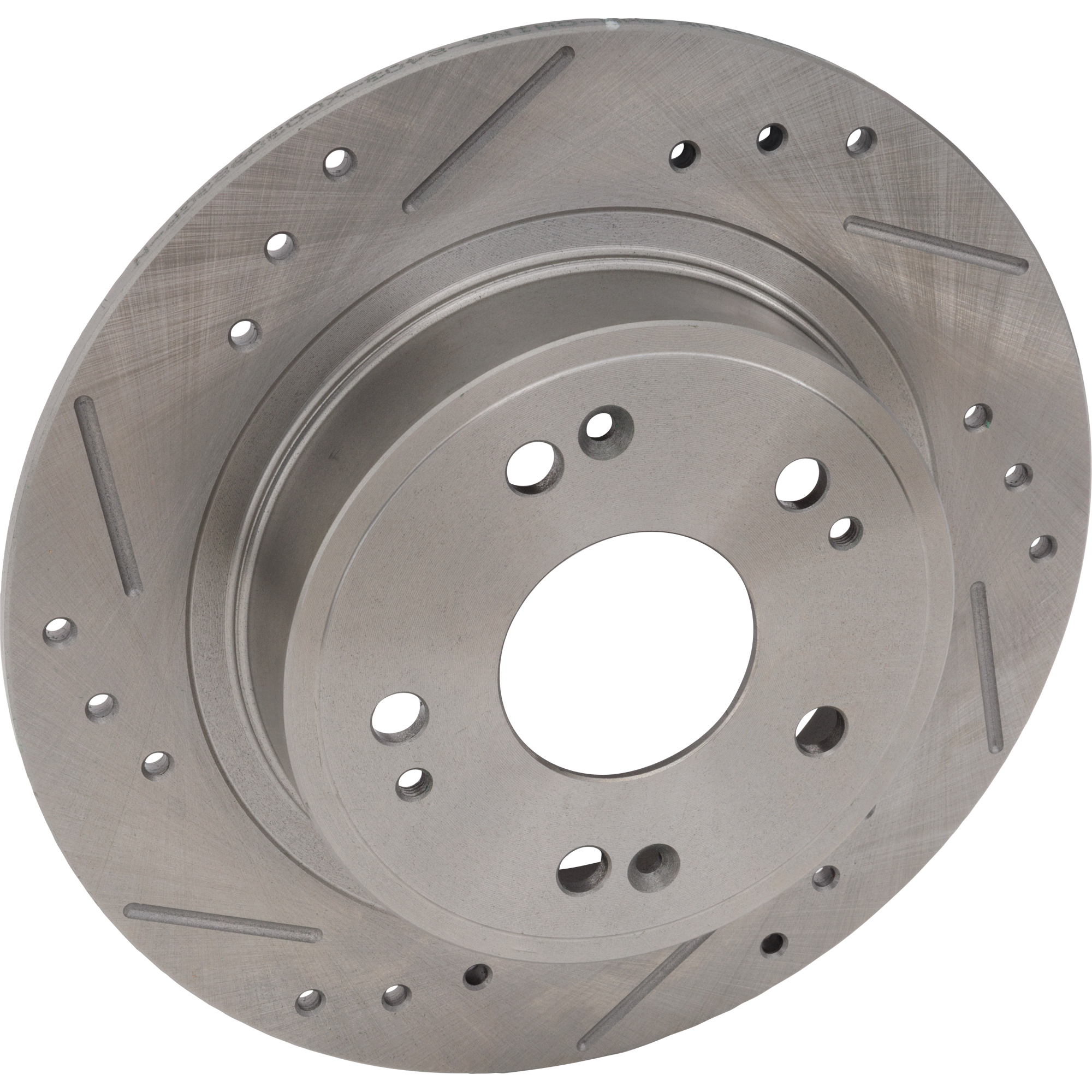AM ILX 16-22 ACCORD 05-21 HR V 16-22 REAR BRAKE DISC RH=LH Cross drilled and Slotted SKU STPH27110006DRS OEM 31479-44594-44763-0833159-0833