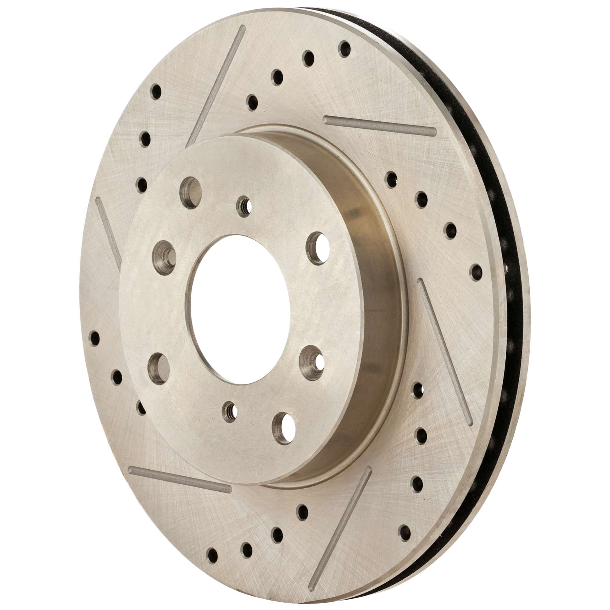 AM CL 98-99 ACCORD 98-02 FRONT BRAKE DISC RH=LH Cross drilled and Slotted 2.3L Eng. SKU STPH27110012DRS OEM 31243-63630-96709-108130-14522