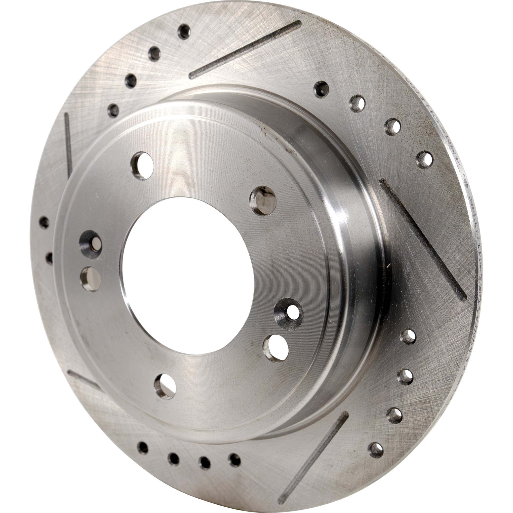 AM ELANTRA 11-20 SOUL 14-22 REAR BRAKE DISC RH=LH Cross drilled and Slotted SKU STPH27110031DRS OEM 44746-0833529-850287-60003037
