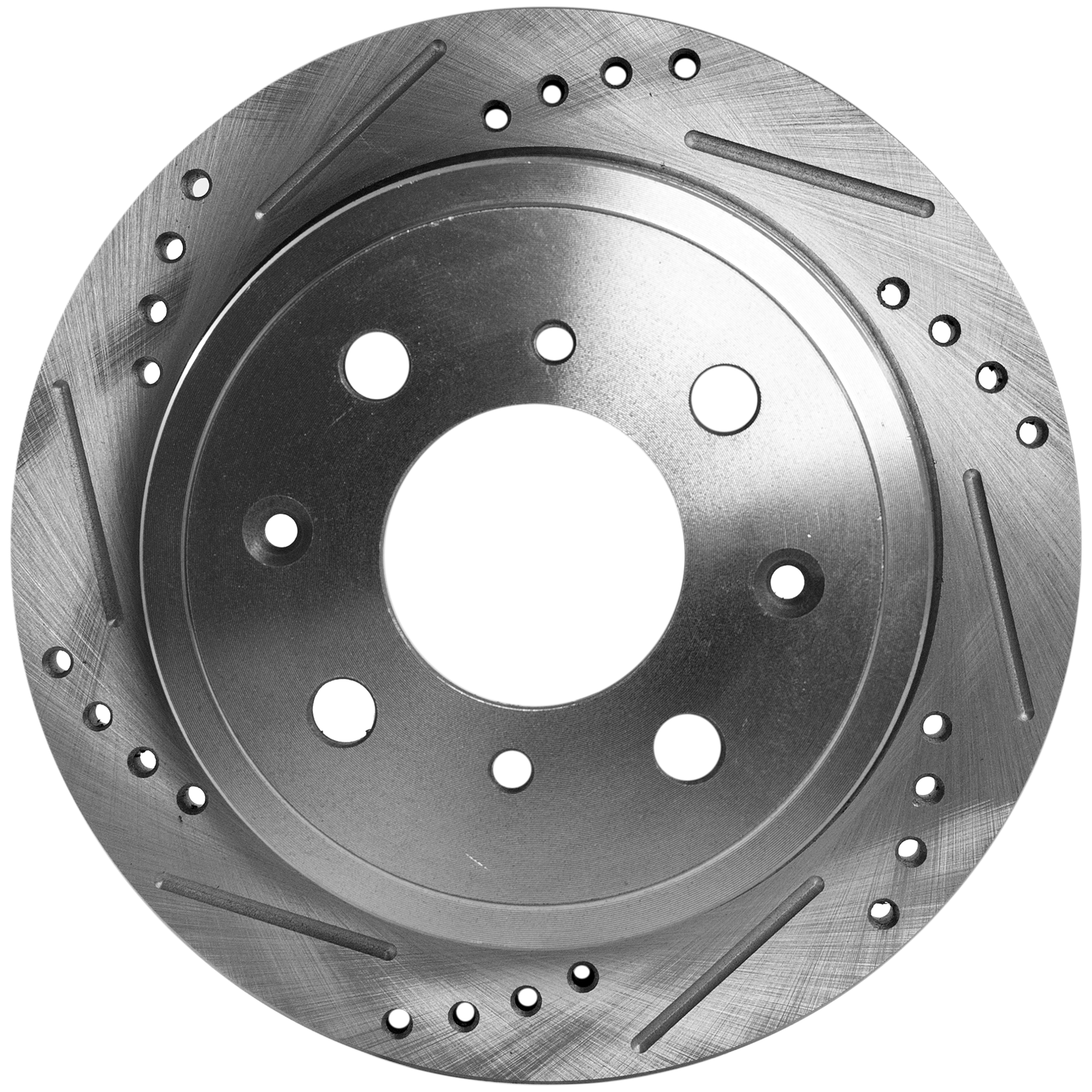 AM INTEGRA 90-01 ACCORD 89-89 CIVIC 92-00 PRELUDE 88-91 REAR BRAKE DISC RH=LH Cross drilled and Slotted SKU STPH27110055DRS OEM 148-3258-19886-25199-31037