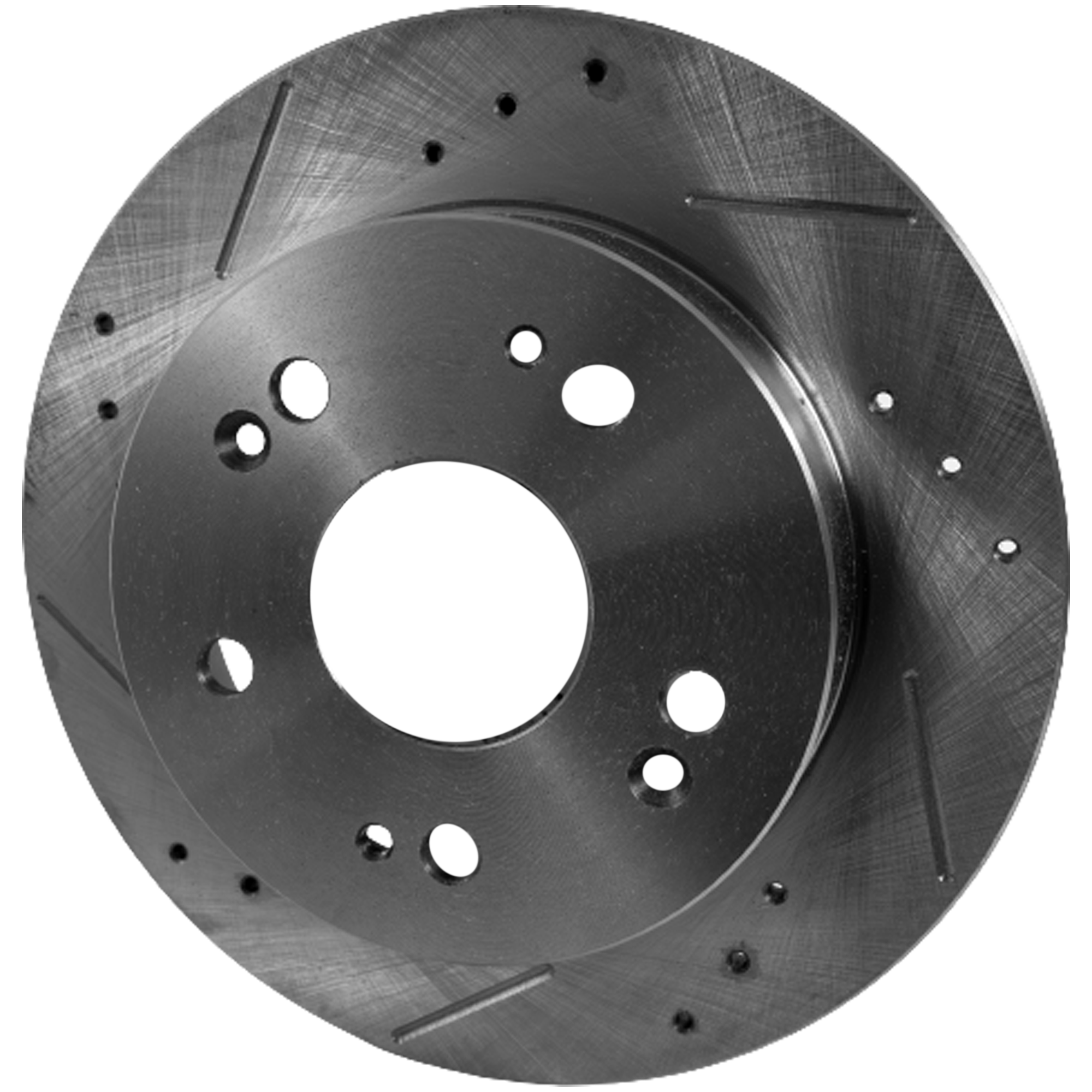 AM CSX 06-11 PRELUDE 97-01 CIVIC 06-15 REAR BRAKE DISC RH=LH Cross drilled and Slotted SKU STPH27110057DRS OEM 31227-31420-108400-145159-0832