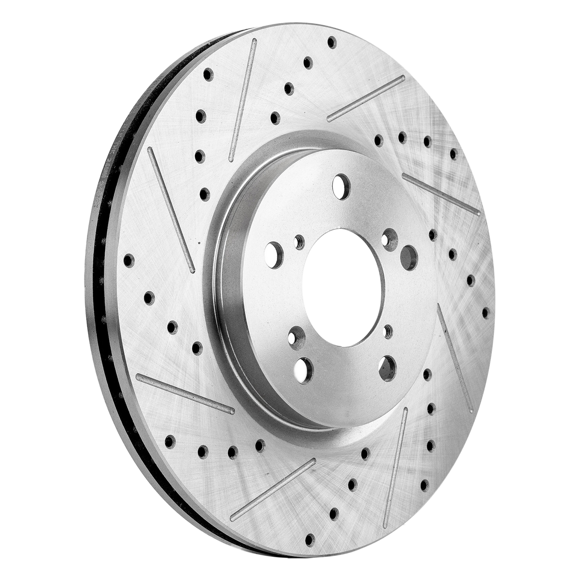 AM RIDGELINE 06-14 FRONT BRAKE DISC RH=LH Cross drilled and Slotted Vented 5 Lugs SKU STPH27110058DRS OEM 31402-44311-0833017-900392-600