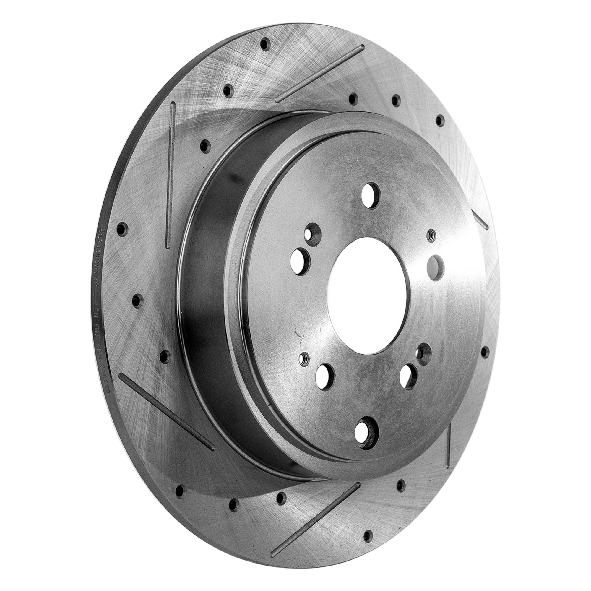 AM RIDGELINE 06-14 REAR BRAKE DISC RH=LH Cross drilled and Slotted Solid 5 Lugs SKU STPH27110059DRS OEM 31398-44318-60418-900394-60059