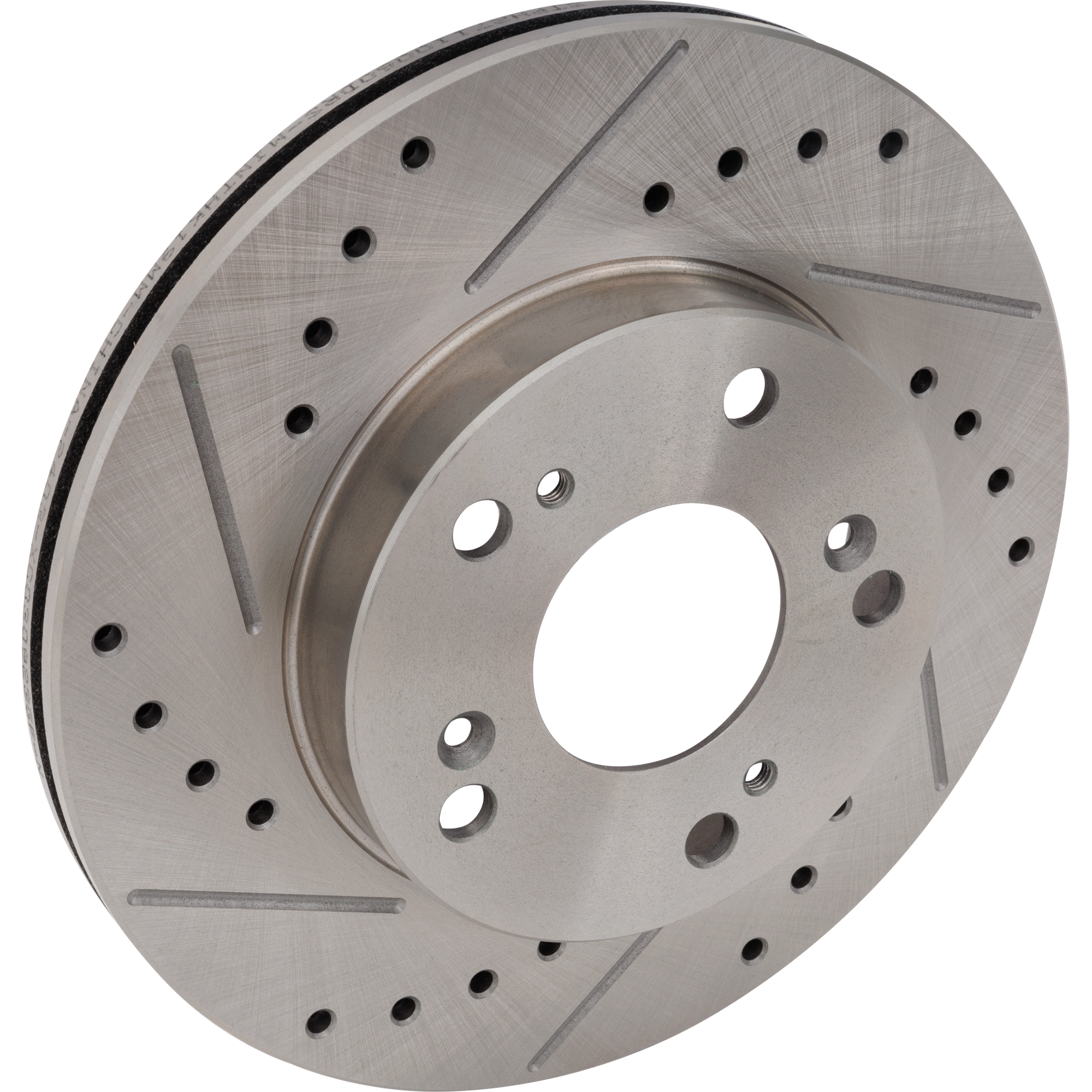 AM RSX 02-06 CIVIC 04-11 CR Z 11-15 FRONT BRAKE DISC RH=LH Cross drilled and Slotted Vented 5 Lugs SKU STPH27110060DRS OEM 31311-145397-0832911-0832912-9