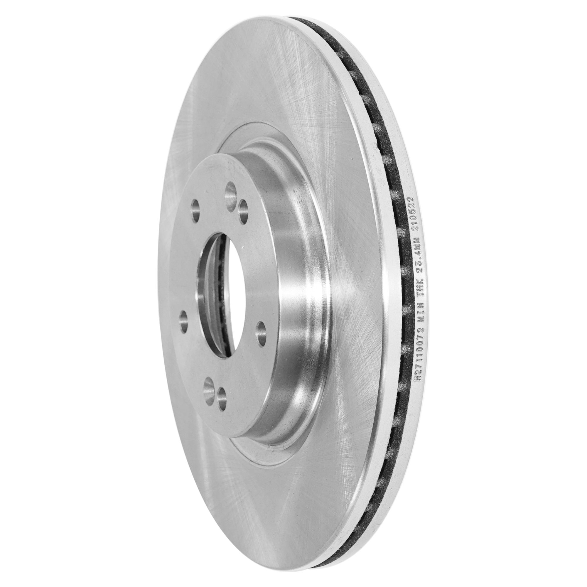 AM SONATA 15-19 VELOSTER 19-21 FRONT BRAKE DISC RH=LH Plain Surface Vented 5 Lugs SKU STPH27110072 OEM 51712C2000