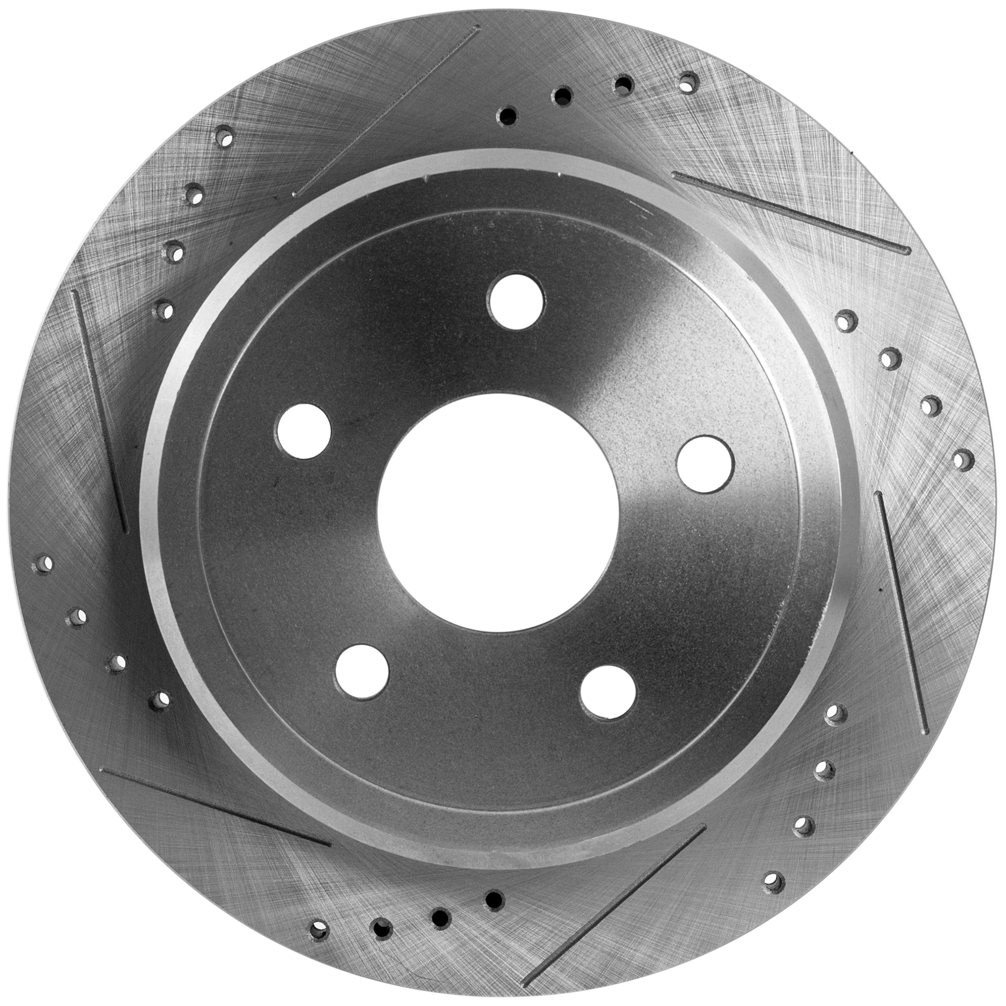 AM GRAND CHEROKEE 05-10 REAR BRAKE DISC RH=LH Cross drilled and Slotted SKU STPJ27110011DRS OEM 43083-53027-780296-48880296-60