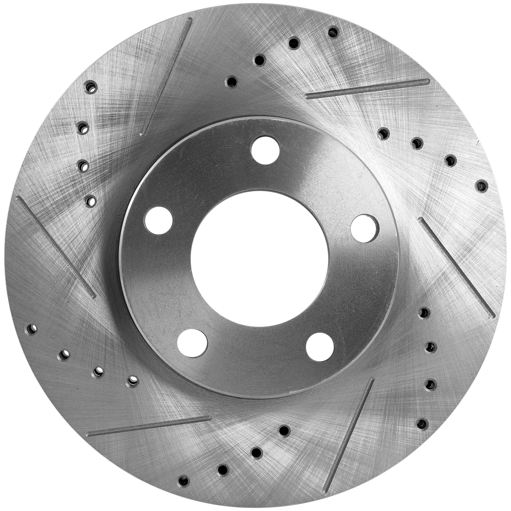 AM MAZDA 3-04-13-3 SPORT 09-13 FRONT BRAKE DISC RH=LH Cross drilled and Slotted Vented 5 Lugs SKU STPM27110065DRS OEM 31373-48880295-60080041-31373G