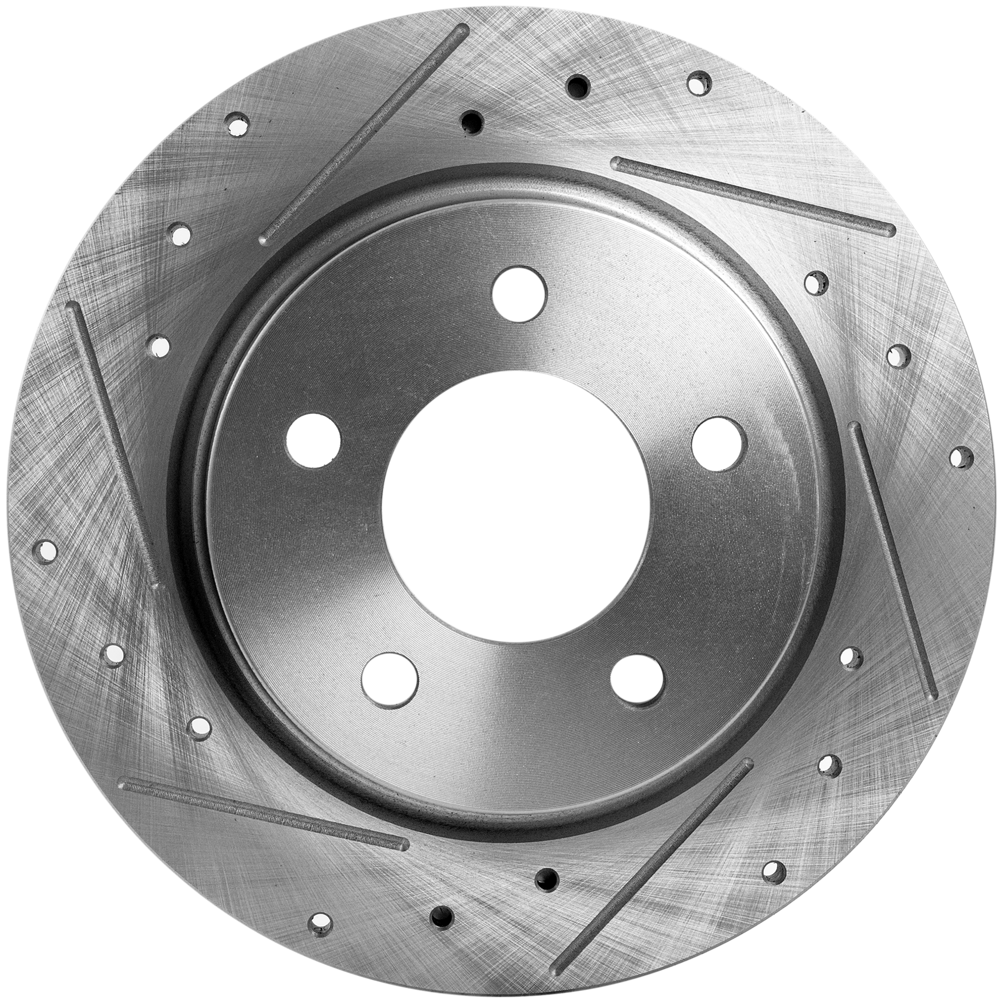AM MAZDA 3-04-13 REAR BRAKE DISC RH=LH Cross drilled and Slotted Solid 5 Lugs SKU STPM27110068DRS OEM 31366-48880287-60080040-31366G