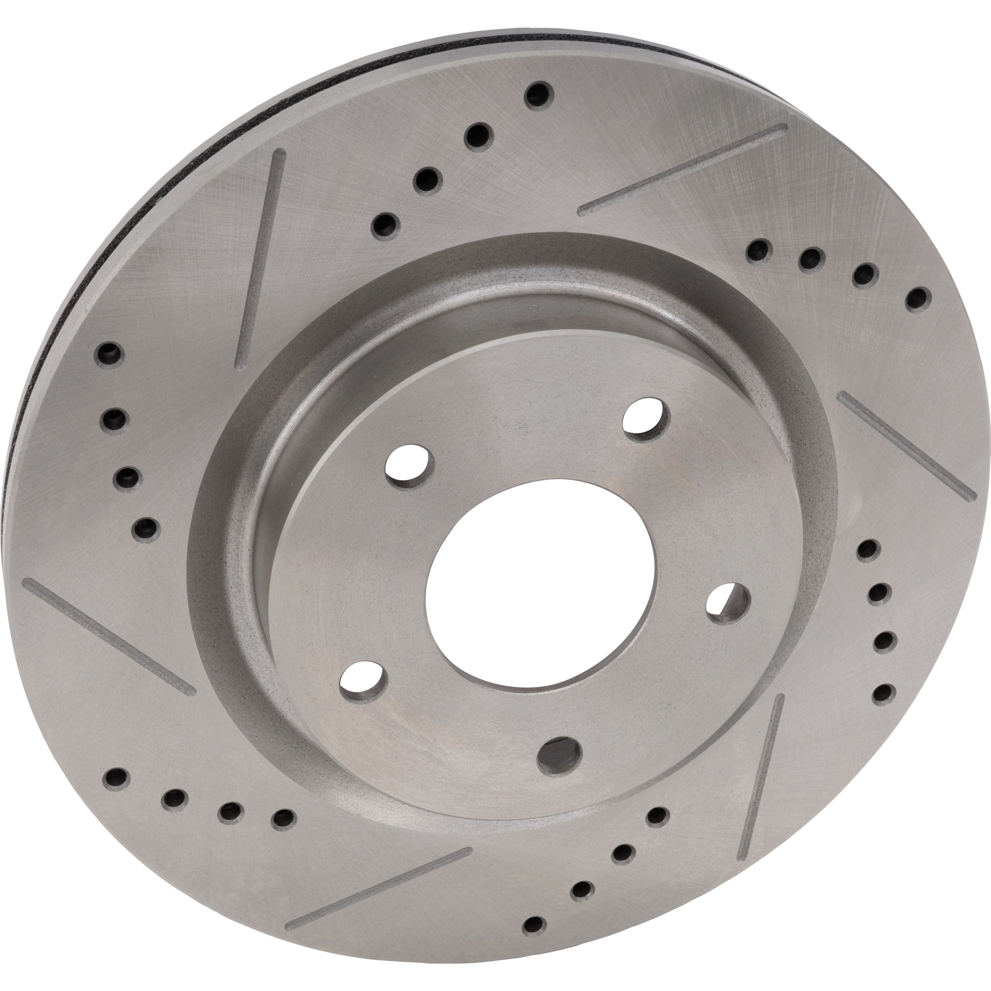 AM ALTIMA 07-13 FRONT BRAKE DISC RH=LH Cross drilled and Slotted Vented 5 Lugs SKU STPN27110016DRS OEM 31464-44589-60430-476245-08330
