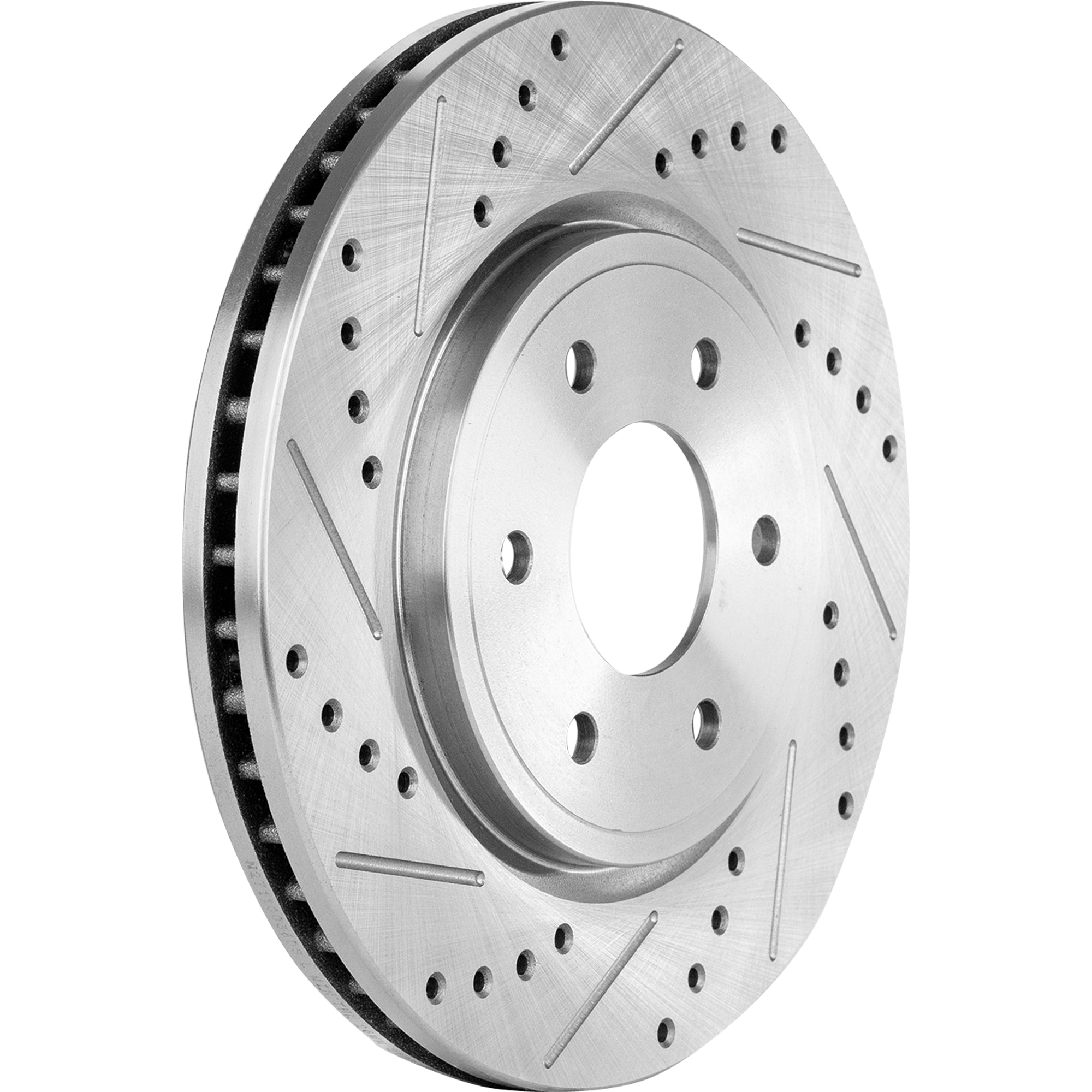AM PATHFINDER 04-12 FRONTIER 05-23 FRONT BRAKE DISC RH=LH Cross drilled and Slotted Vented 6 Lugs SKU STPN27110036DRS OEM 31412-44310-60292-0832978-9002