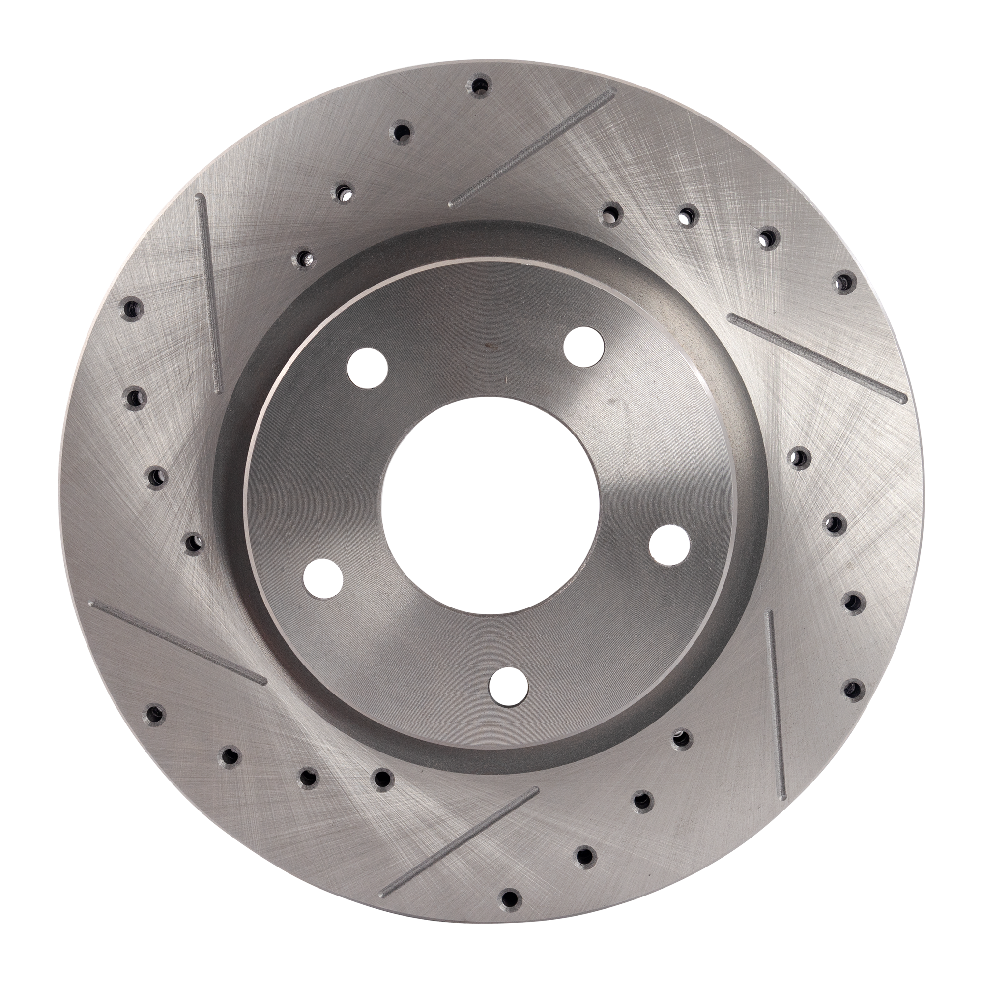 AM SENTRA 13-19 FRONT BRAKE DISC RH=LH Cross drilled and Slotted Vented 5 Lugs SKU STPN27110047DRS OEM 44767-0833547-850374-60067064