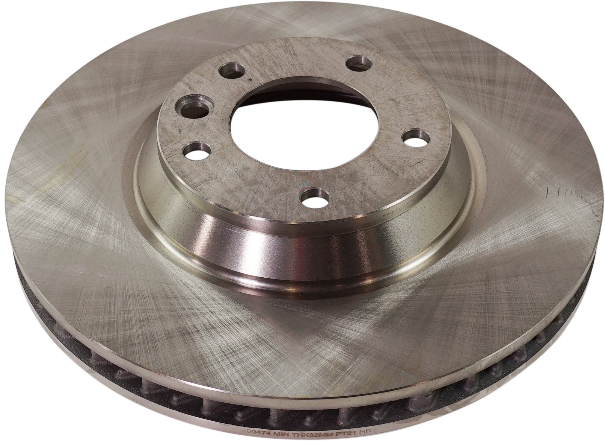 AM CAYENNE 03-18 Q7-07-15 FRONT BRAKE DISC LH Plain Surface Vented 5 Lugs SKU STPP27110003 OEM 7L6615301E 95535140150-7L86153