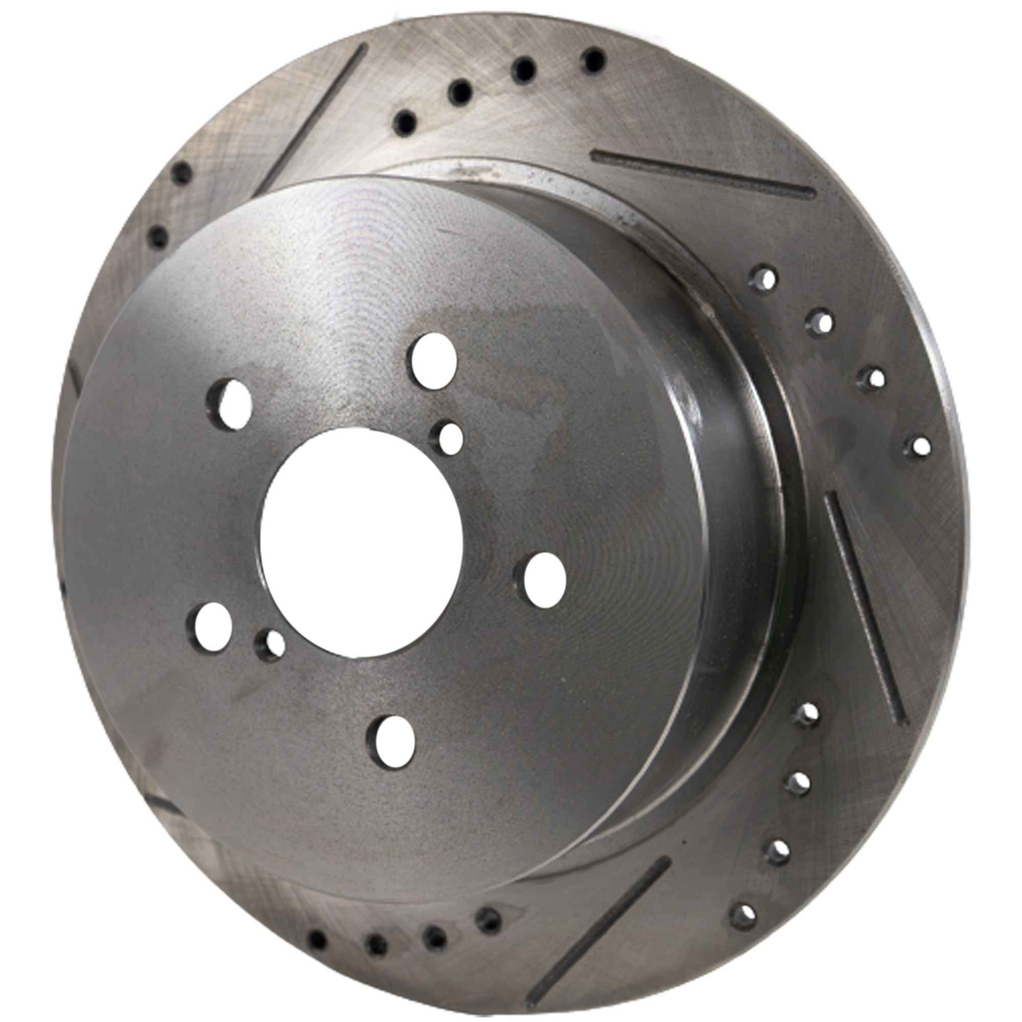 AM LEGACY OUTBACK 05-09 REAR BRAKE DISC RH=LH Cross drilled and Slotted SKU STPS27110022DRS OEM 31403-44323-0833079-900422-488