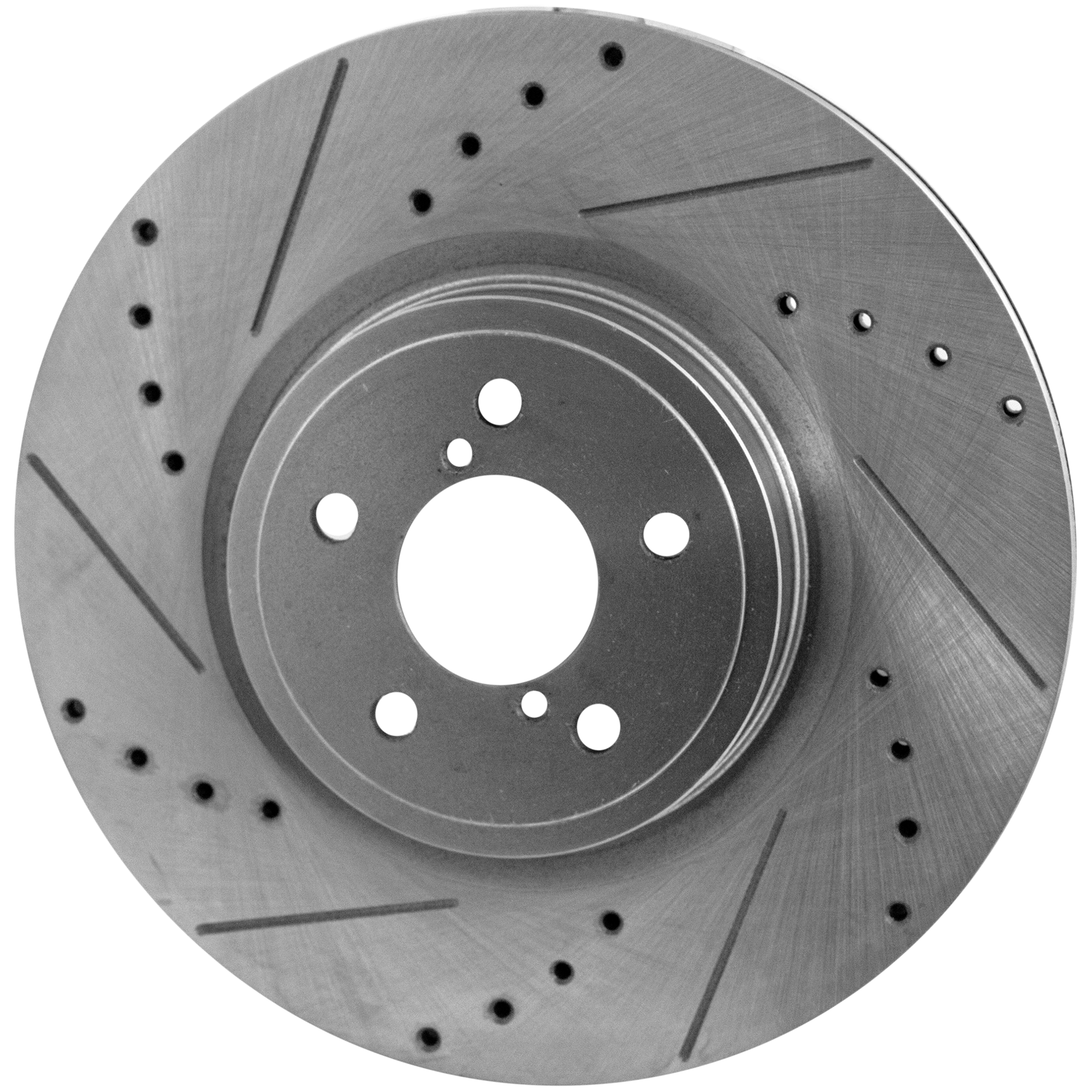 AM LEGACY 05-14 FRONT BRAKE DISC RH=LH Cross drilled and Slotted SKU STPS27110025DRS OEM 31408-44321-0833157-900494-600
