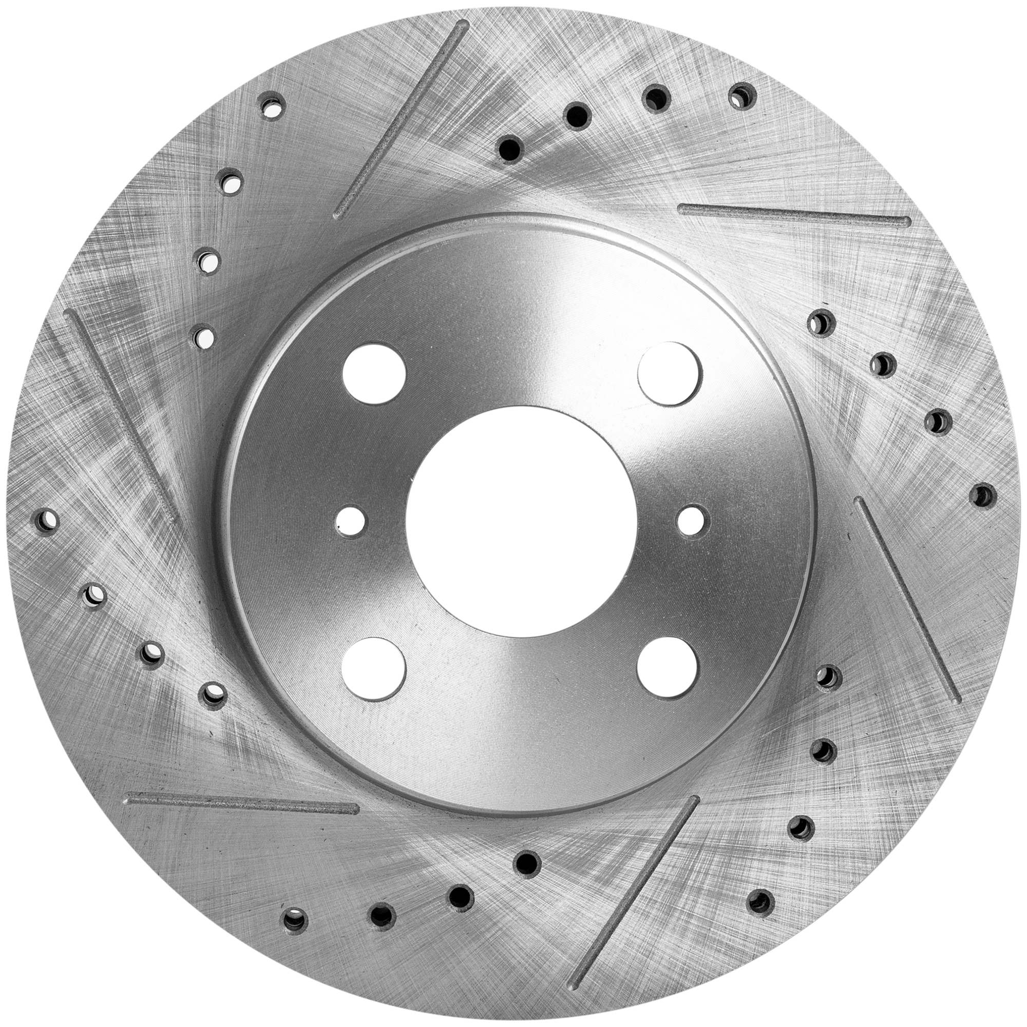 AM XA XB 04-06 FRONT BRAKE DISC RH=LH Cross drilled and Slotted SKU STPS27110051DRS OEM 31332-145476-980201-48880201-6