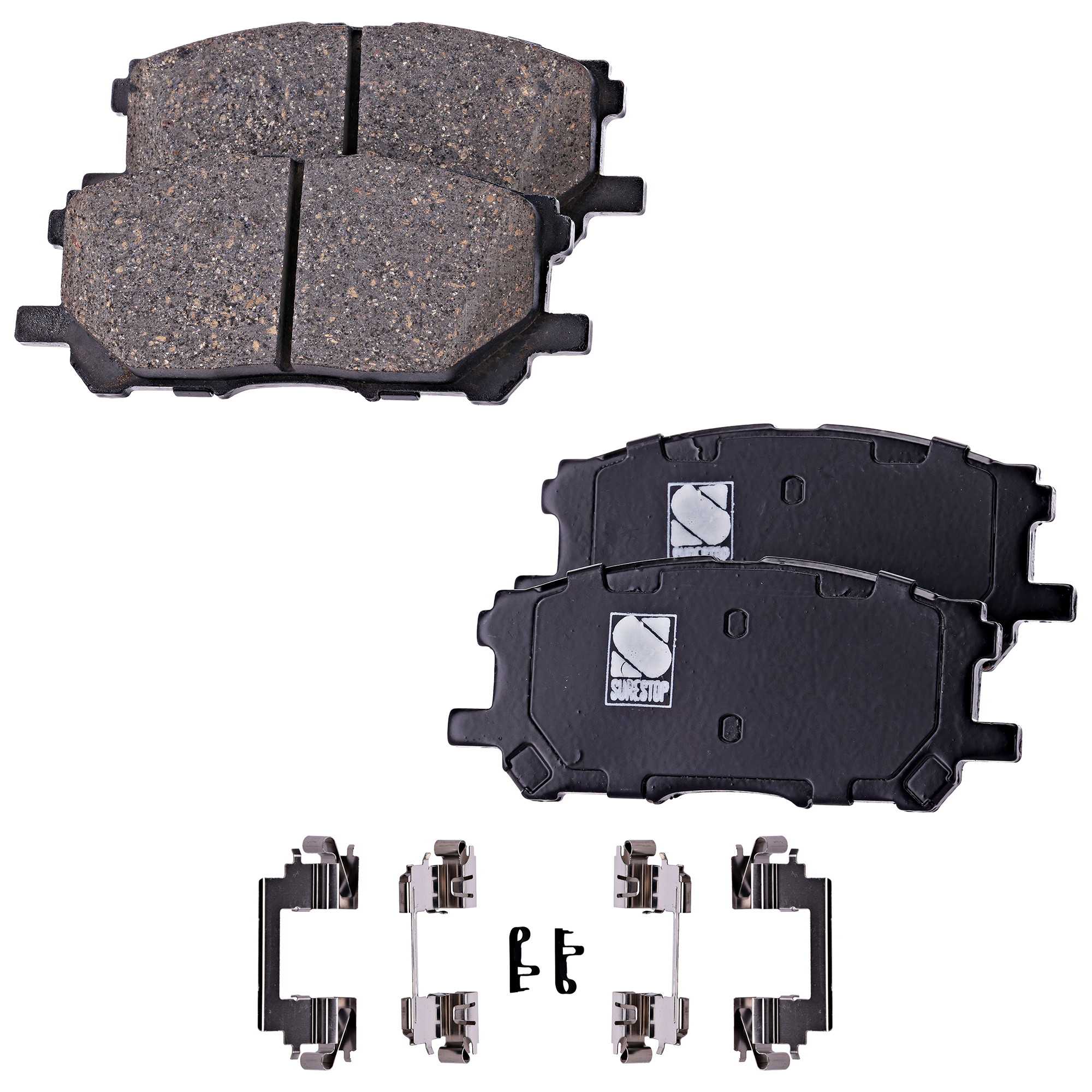 AM RX330-04-06 HIGHLANDER 06-07 FRONT BRAKE PAD SET 2 Wheel Set SKU STPSSCP1005 OEM 0446548100