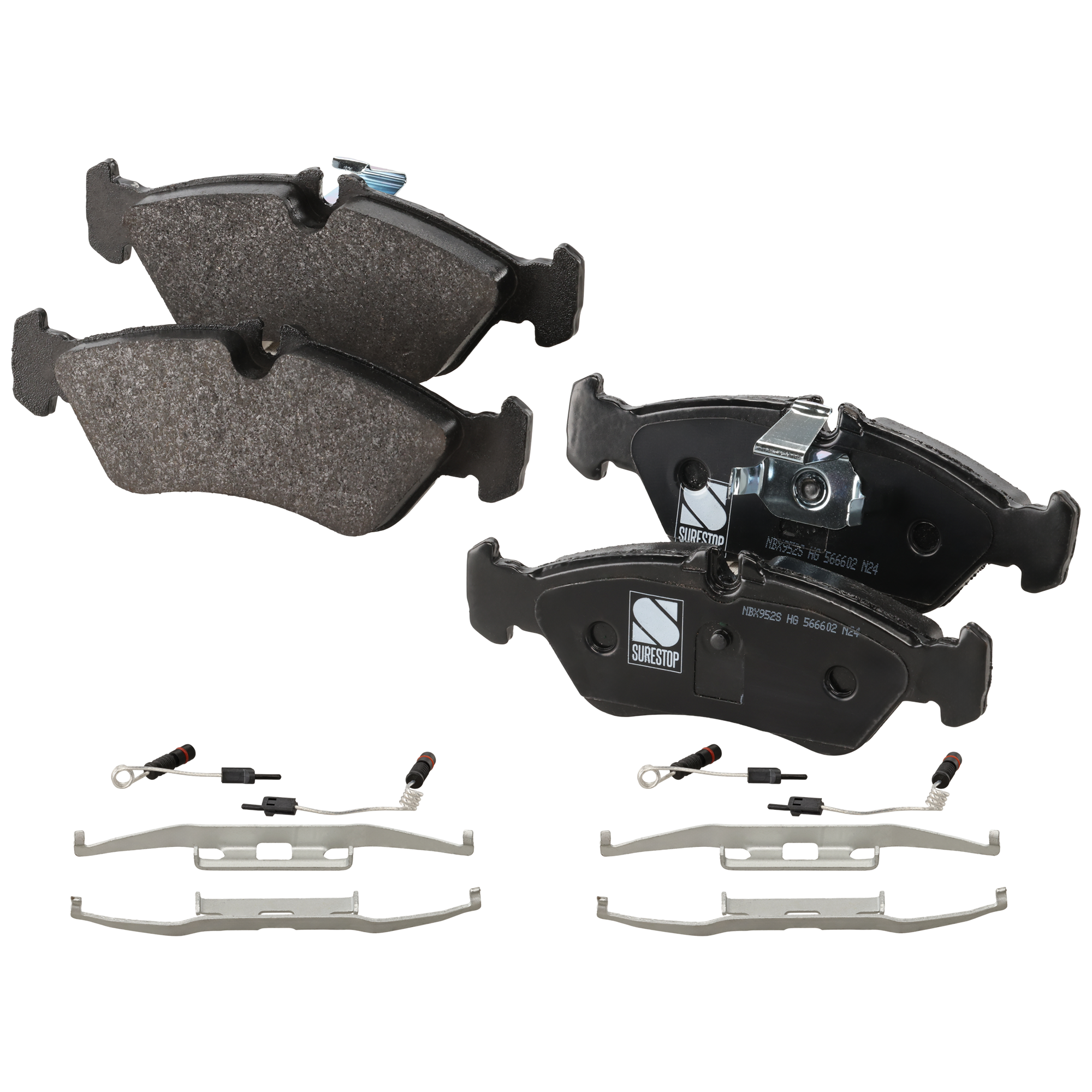 AM SPRINTER 2500-03-06-3500-05-06 REAR BRAKE PAD SET 2 Wheel Set Semi Metallic SKU STPSSCP1006