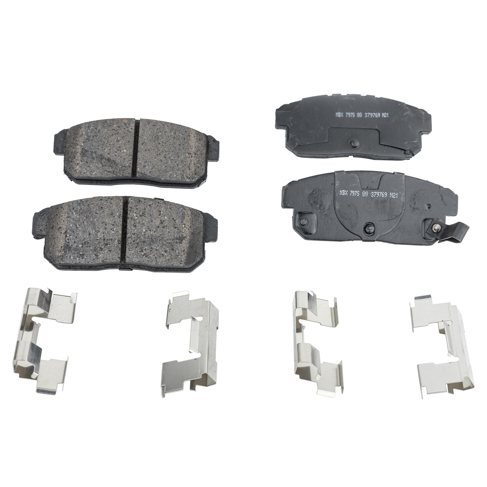 AM RX 8-04-11 REAR BRAKE PAD SET 2 Wheel Set SKU STPSSCP1008 OEM F1Y02648Z F1Y12643Z F1Y12648Z