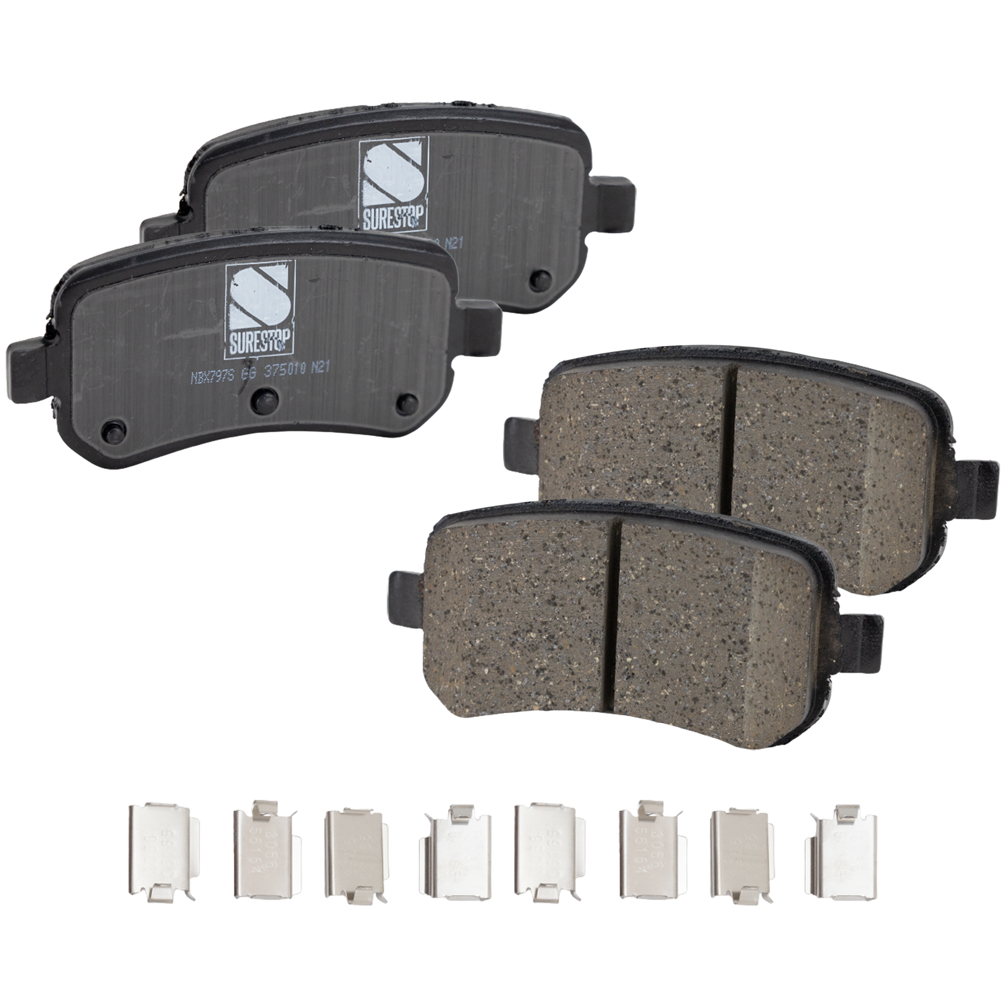 AM FREESTAR MONTEREY 04-07 REAR BRAKE PAD SET 2 Wheel Set SKU STPSSCP1021 OEM 3F2Z2200AA 5F2Z2200AA