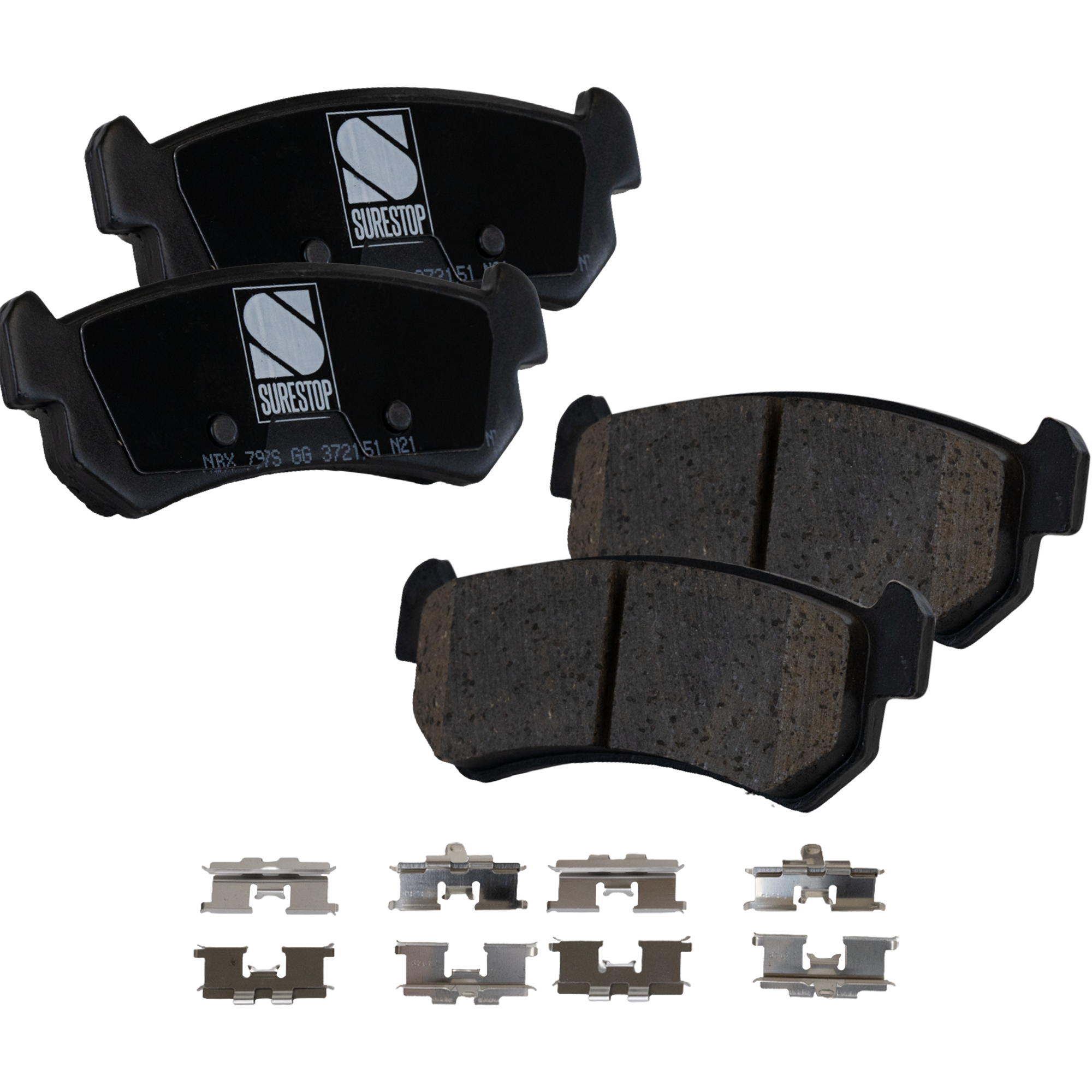 AM FORENZA 04-06 RENO 05-06 REAR BRAKE PAD SET 2 Wheel Set SKU STPSSCP1036 OEM 5550085Z00-96405131