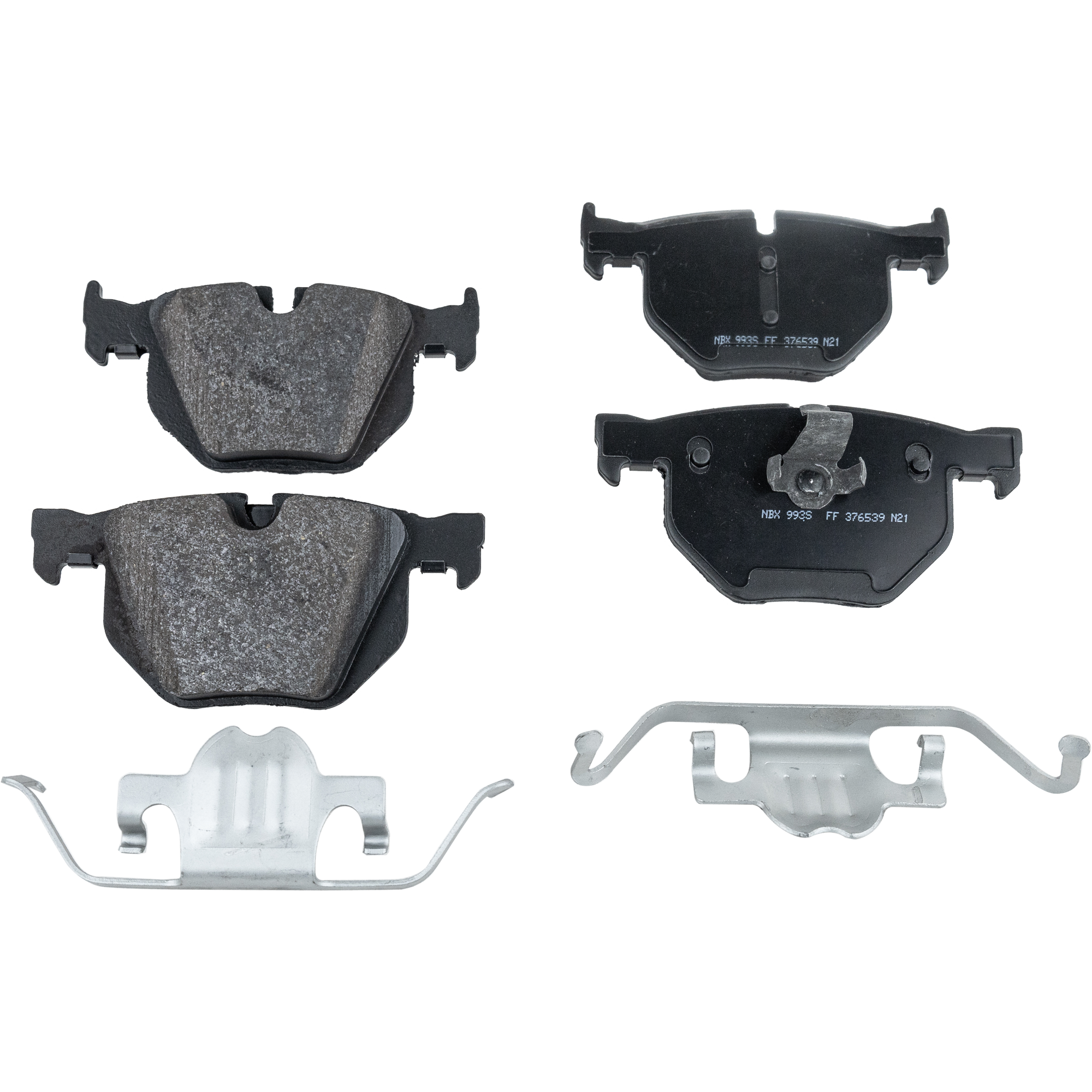 AM 5 SERIES 04-10 REAR BRAKE PAD SET 2 Wheel Set SKU STPSSCP1042 OEM 34216763043-34216763044-342167