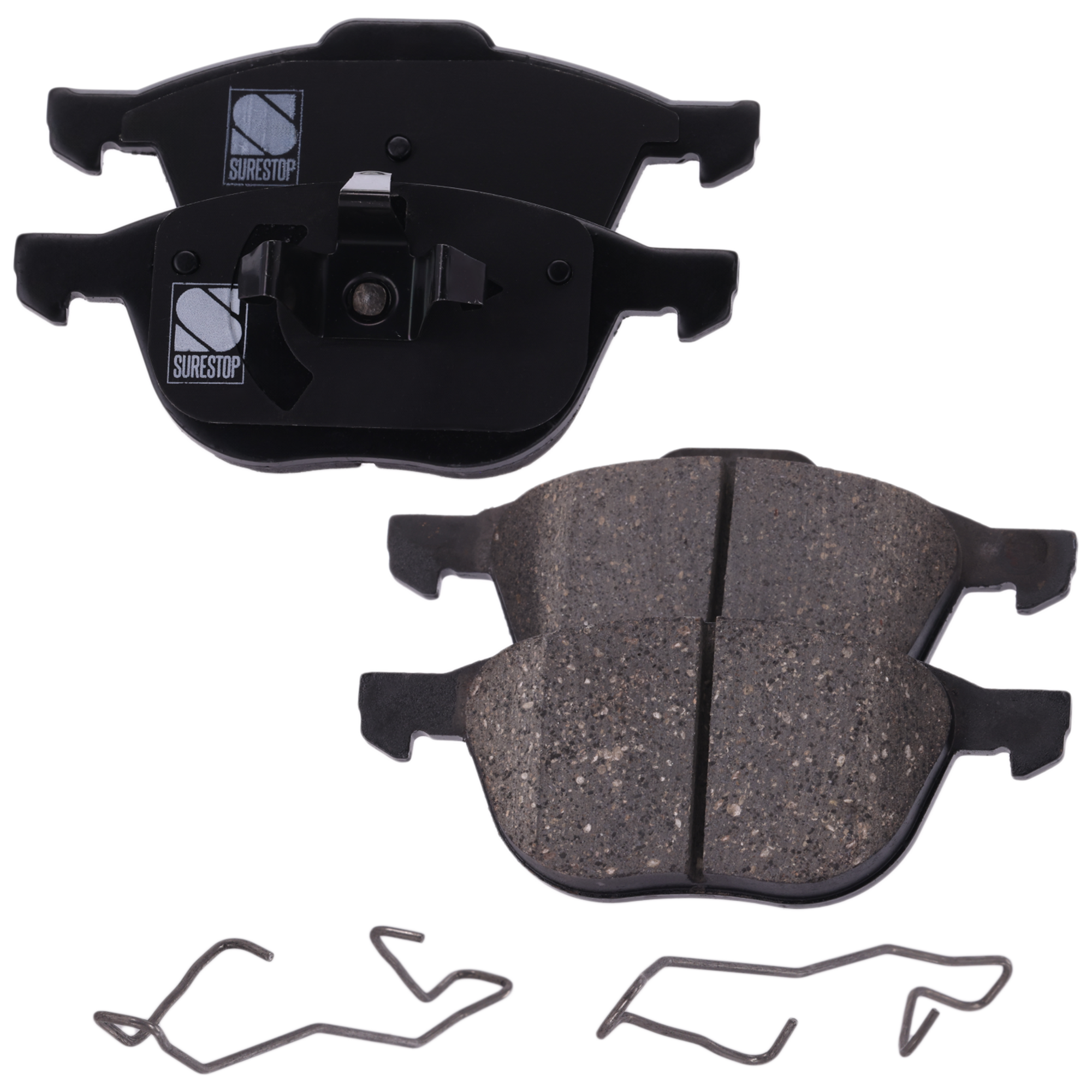 AM MAZDA 3-04-13 ECOSPORT 19-22 FRONT BRAKE PAD SET 2 Wheel Set SKU STPSSCP1044 OEM 306817390-306835540-307150230