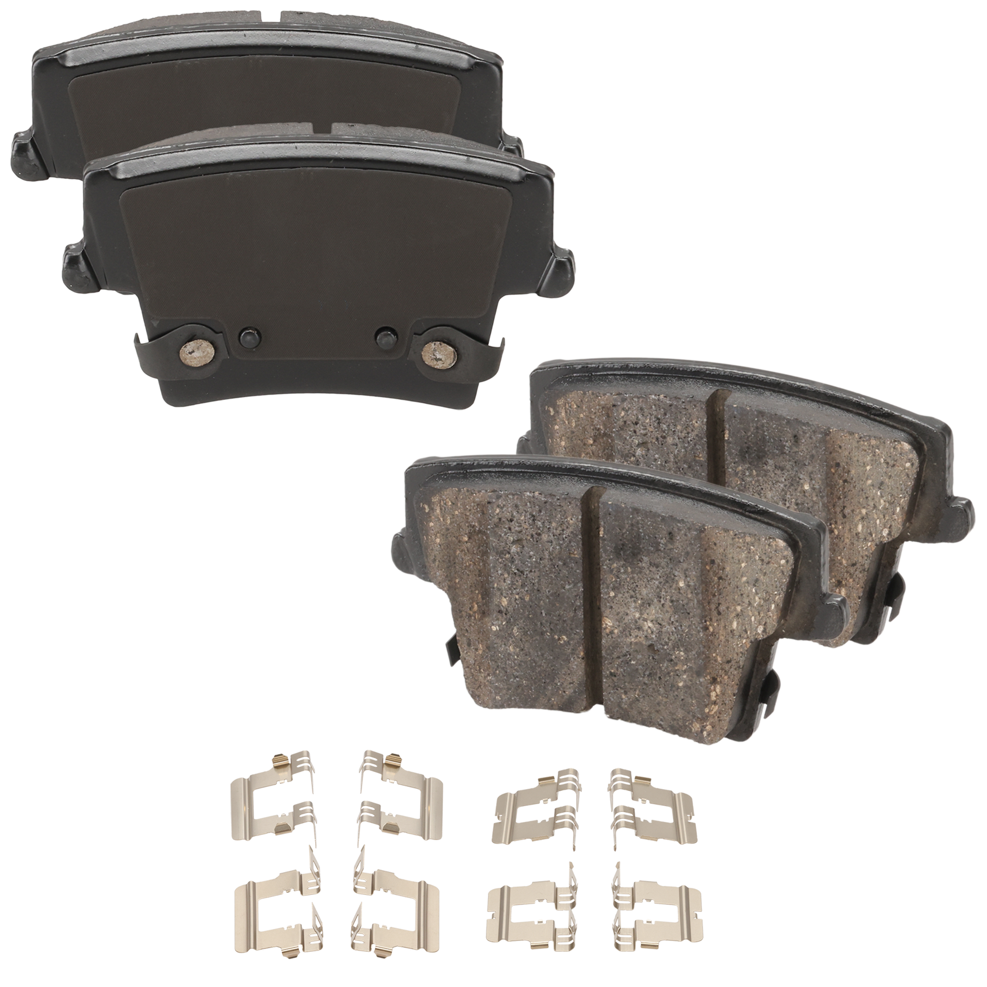 AM CHRYSLER 300-05-20 CHARGER 06-20 REAR BRAKE PAD SET 2 Wheel Set SKU STPSSCP1057 OEM 5142560AA 5142560AB 5142561AA