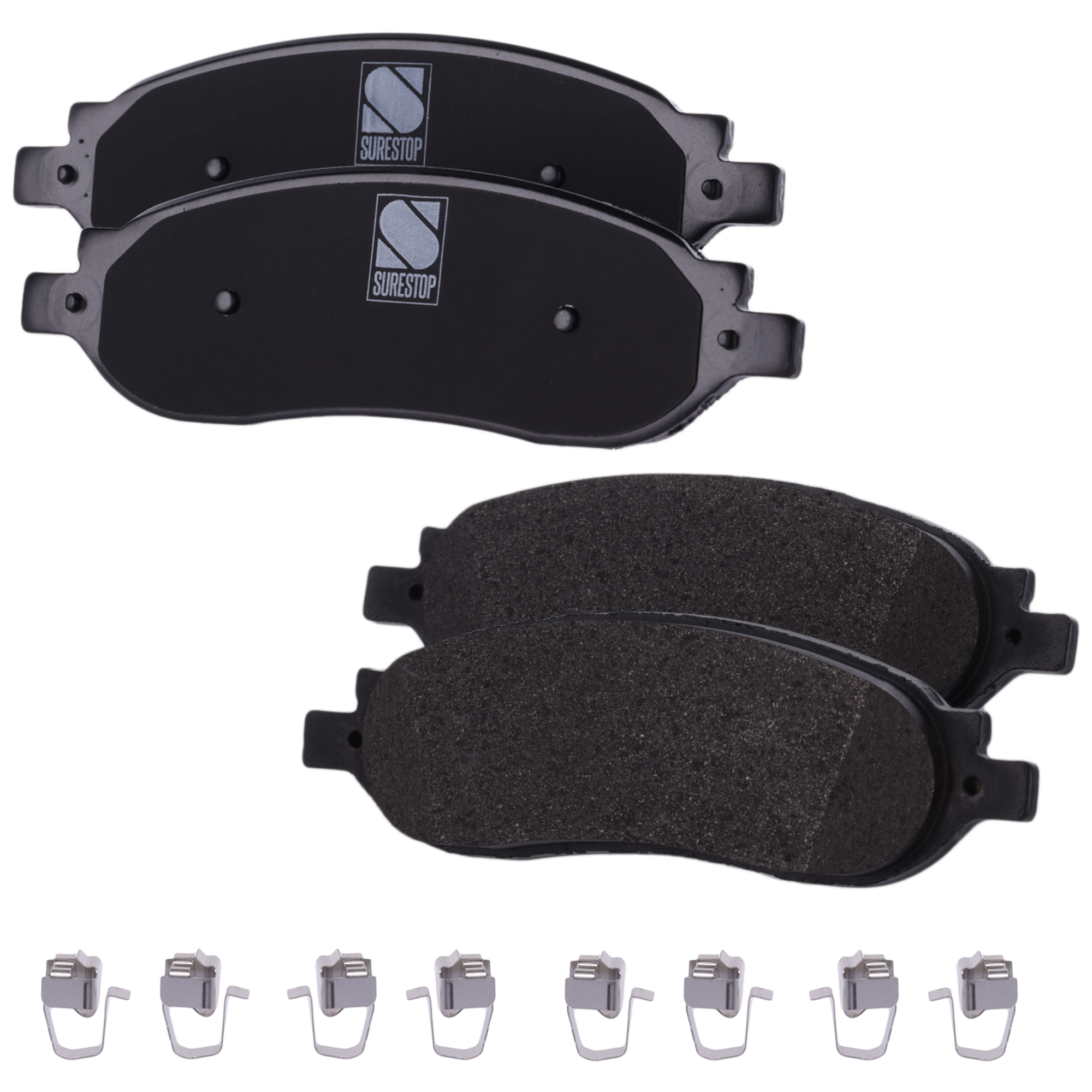AM F 250 F 350 SUPER DUTY PICKUP 05-07 REAR BRAKE PAD SET 2 Wheel Set SKU STPSSCP1068 OEM 5C3Z2200AA