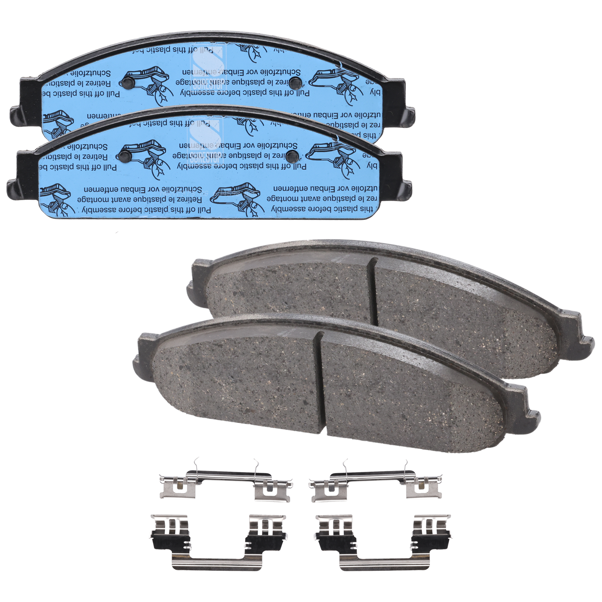 AM FIVE HUNDRED FREESTYLE FRONT BRAKE PAD SET 2 Wheel Set SKU STPSSCP1070 OEM 5F9Z2001AA 8G1Z2001B