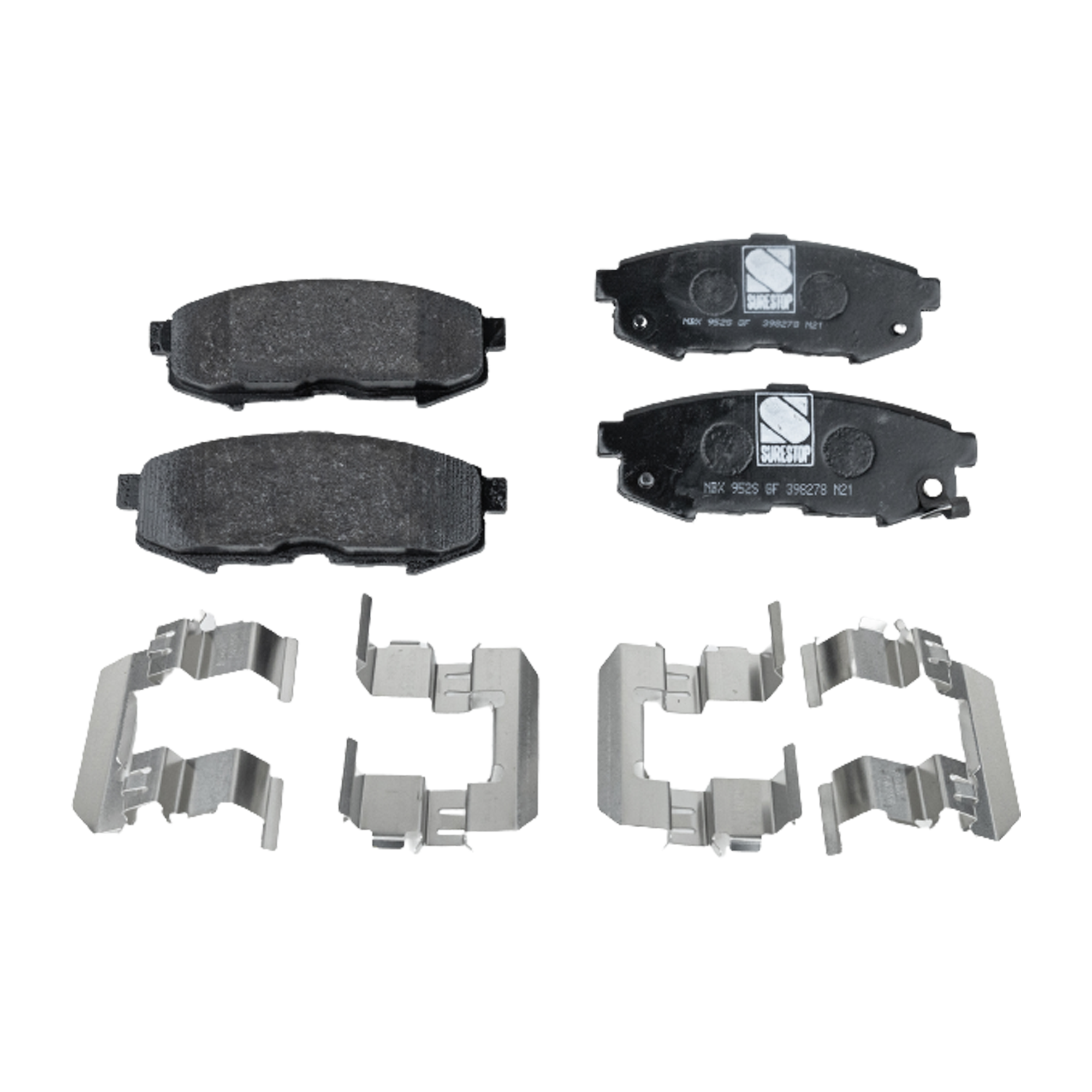 AM MPV 04-06 REAR BRAKE PAD SET 2 Wheel Set SKU STPSSCP1073 OEM LEY42643Z LEY42643ZA LEY42648Z