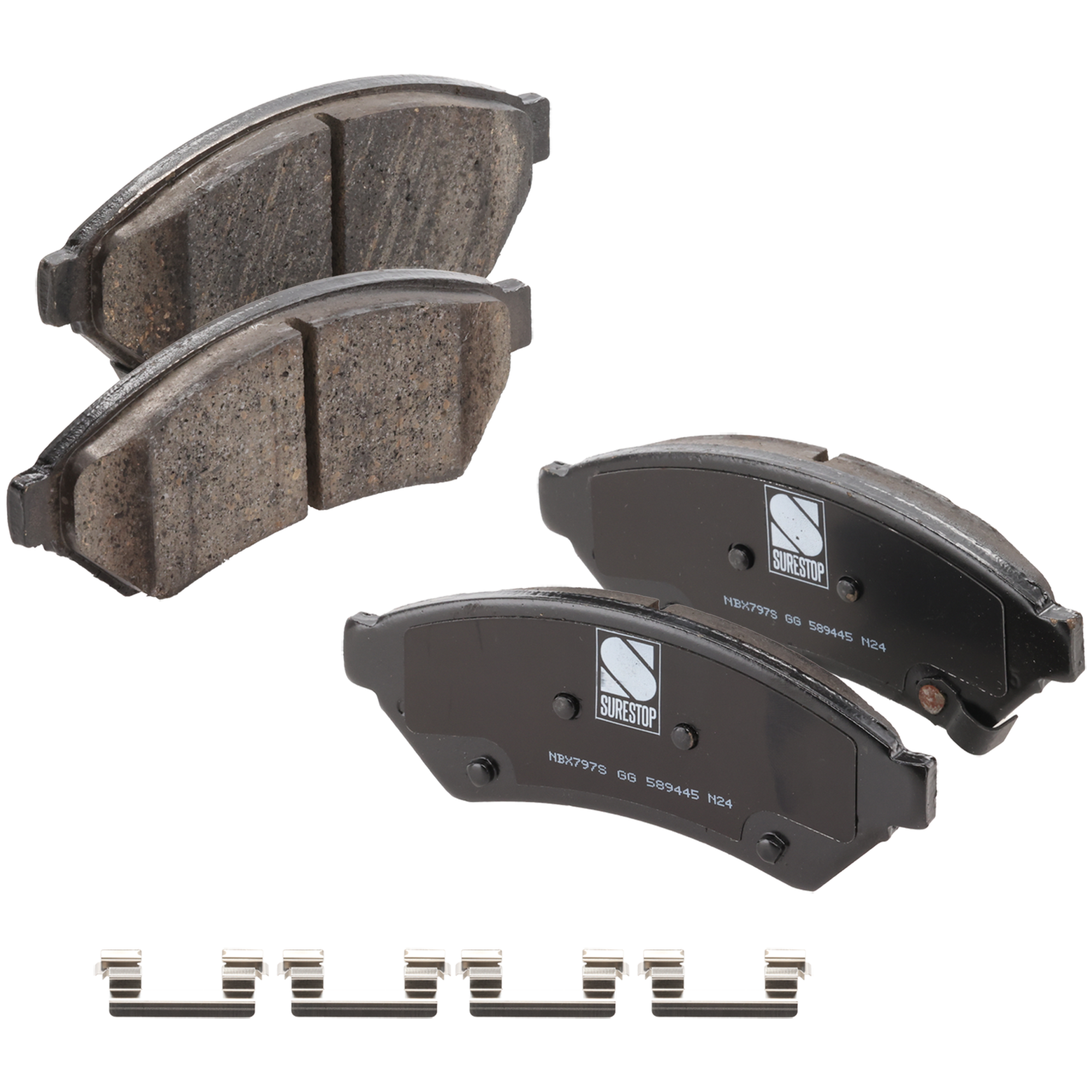 AM GRAND PRIX 05-08 MONTANA 05-06 FRONT BRAKE PAD SET 2 Wheel Set SKU STPSSCP1075 OEM 19121389-19137369-88964099-889