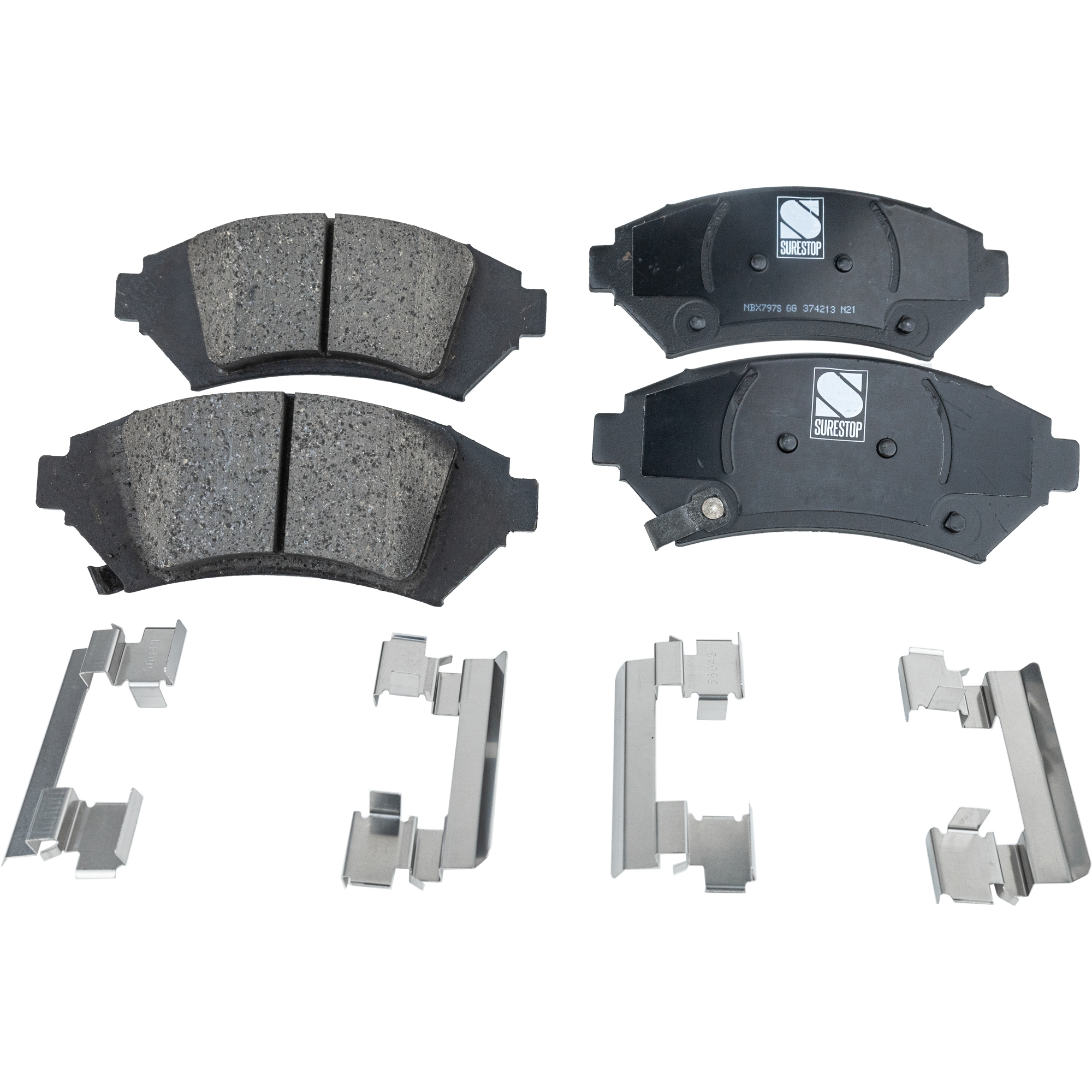 AM LESABRE BONNEVILLE 05-05 FRONT BRAKE PAD SET 2 Wheel Set SKU STPSSCP1076 OEM 88964119