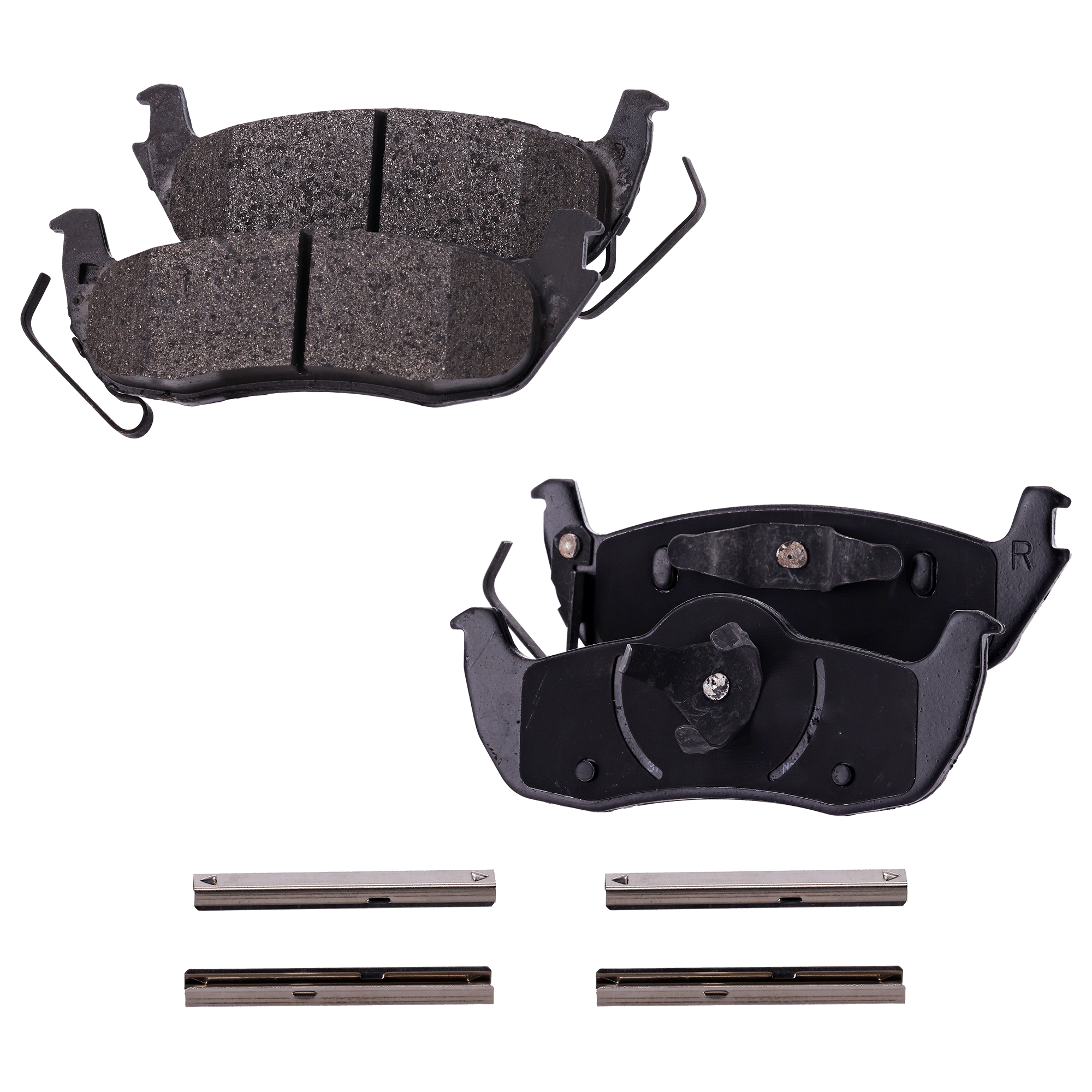 AM GRAND CHEROKEE 05-10 REAR BRAKE PAD SET 2 Wheel Set SKU STPSSCP1087 OEM 5080871AA 5080871AB