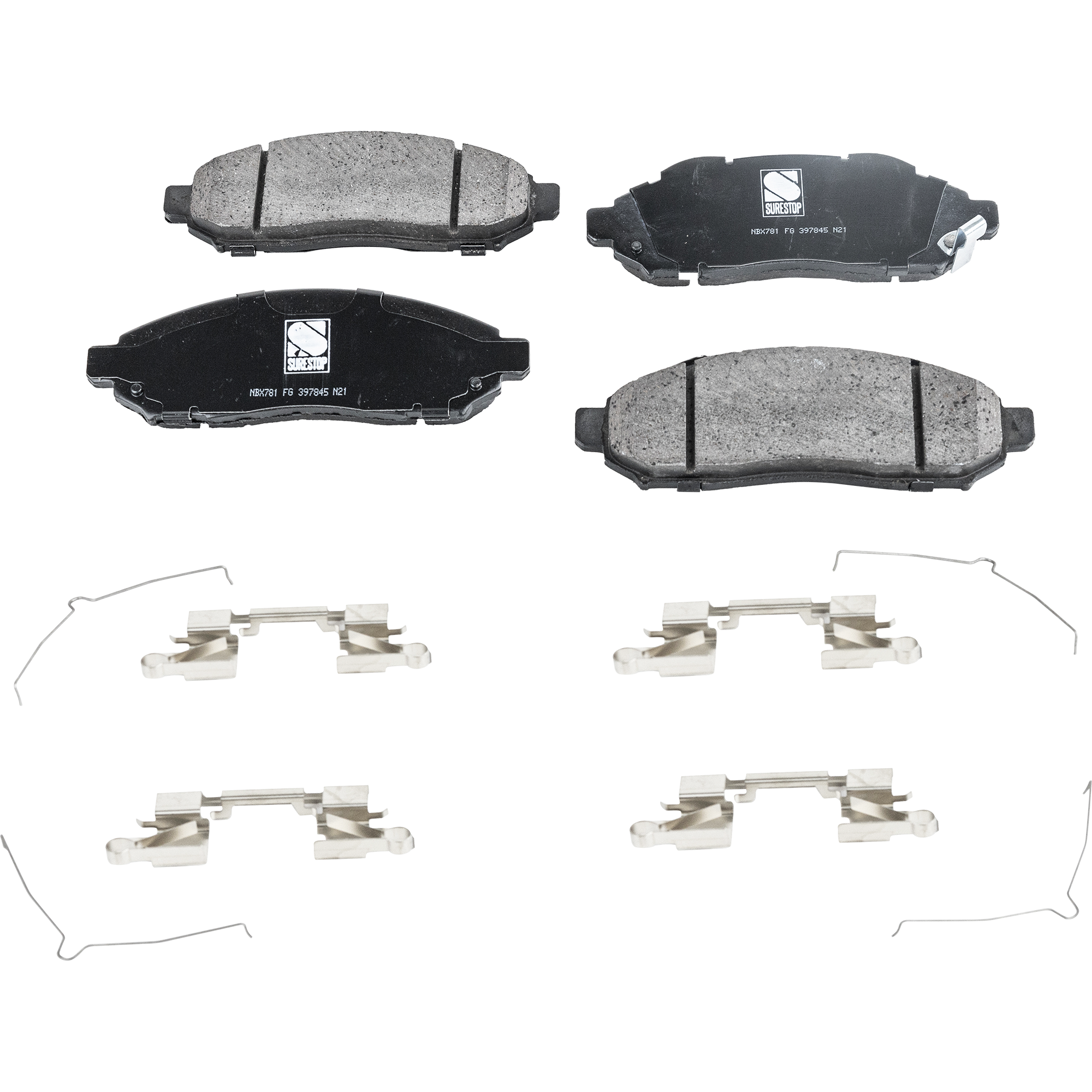 AM PATHFINDER 05-12 FRONTIER 05-20 FRONT BRAKE PAD SET 2 Wheel Set SKU STPSSCP1094 OEM 41060EA025-41060ZP00B 41060ZP0