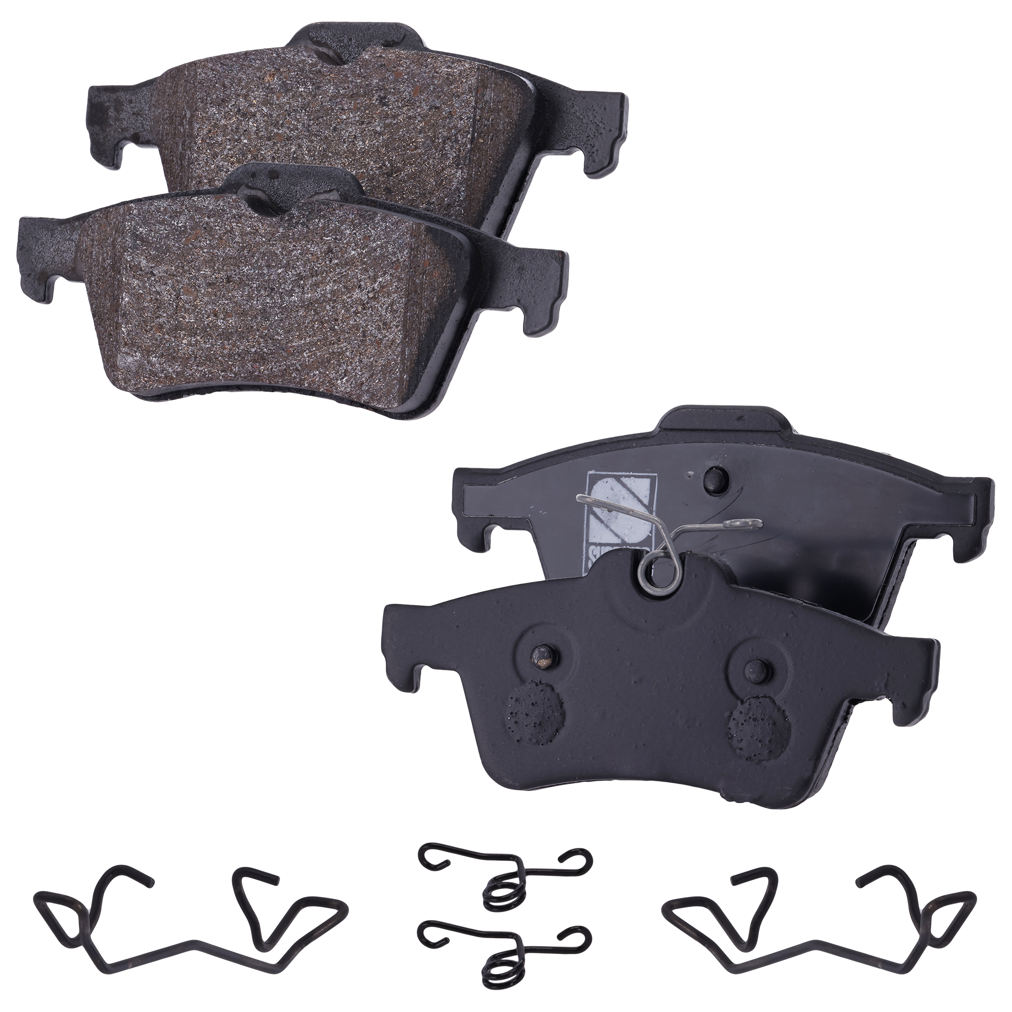 AM SAAB 9-3-03-11 TRANSIT CONNECT 14-20 REAR BRAKE PAD SET 2 Wheel Set SKU STPSSCP1095 OEM 13322091-13322091-15271565-160