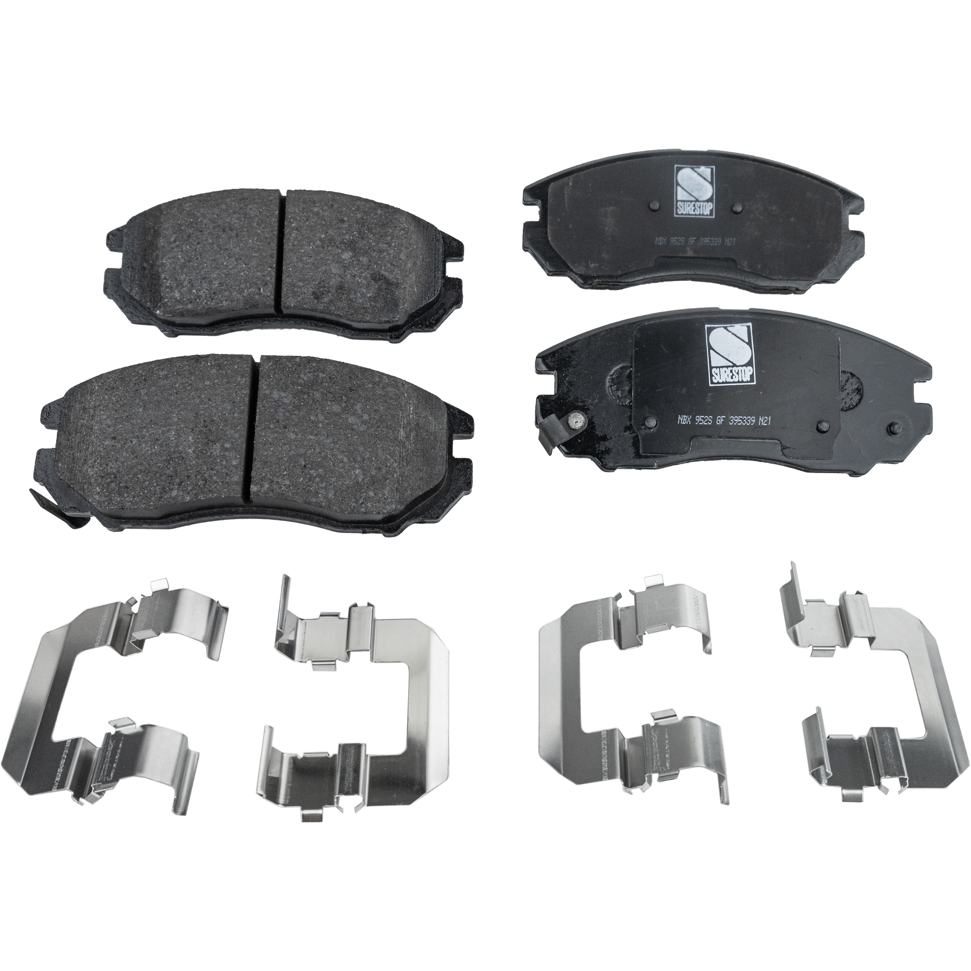 AM TIBURON 05-08 FRONT BRAKE PAD SET 2 Wheel Set SKU STPSSCP1104 OEM 581012CA00-581012CA01-581012CA
