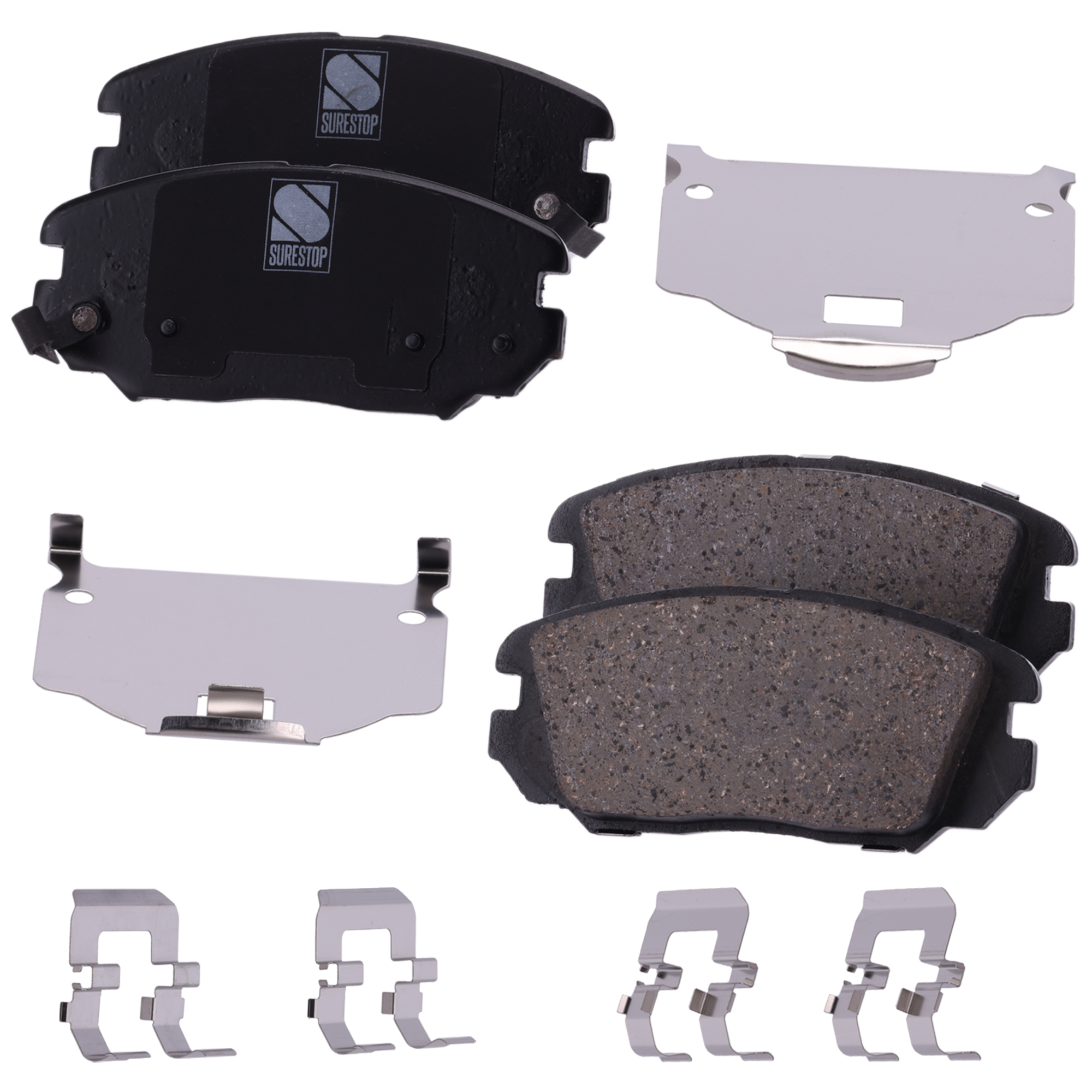 AM SONATA 06-10 AZERA 06-11 AMANTI 07-09 FRONT BRAKE PAD SET 2 Wheel Set SKU STPSSCP1125 OEM 581013FA01-581013KA30-581013KA